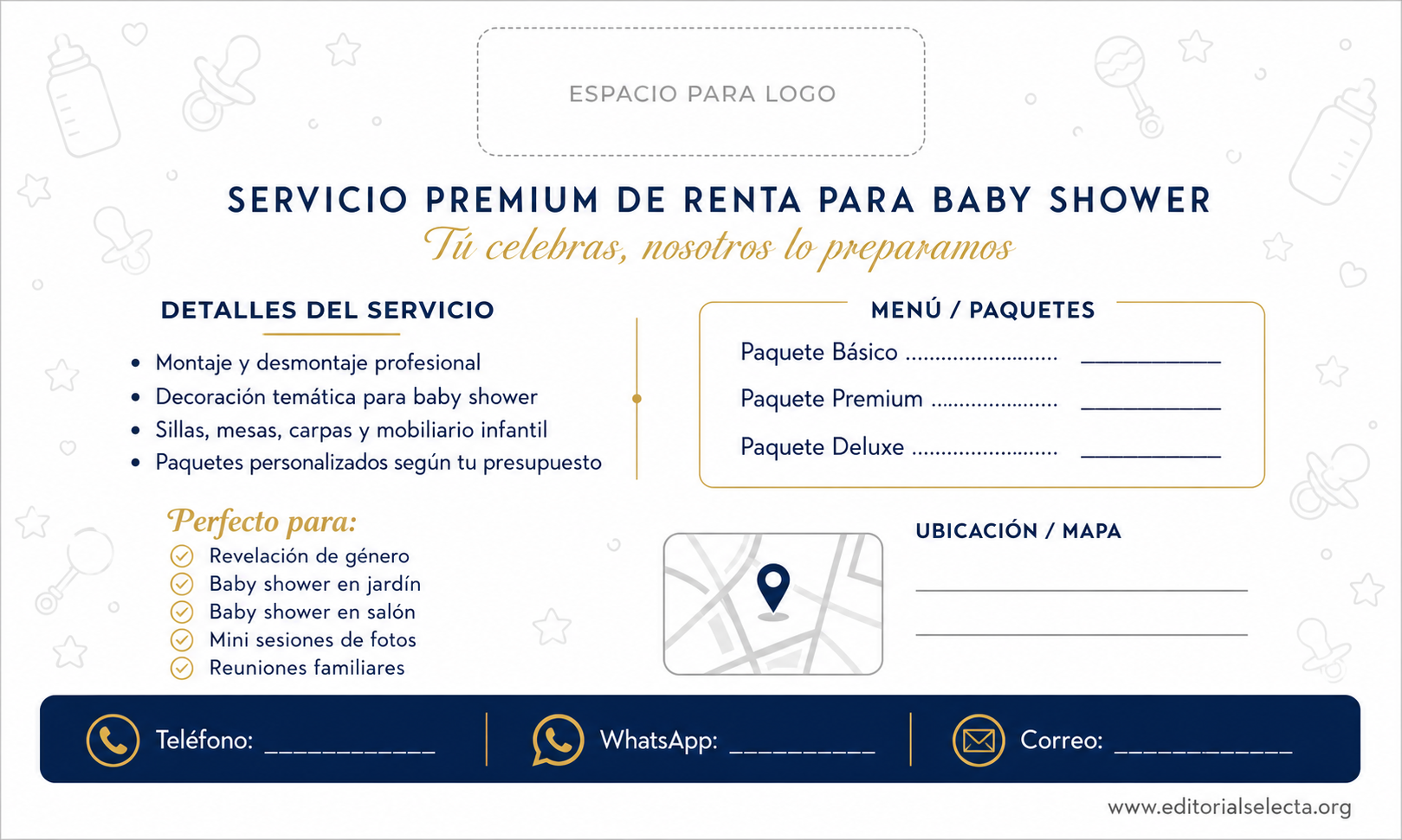 Tarjeta de Presentación Estándar · Fiestas o Reuniones 2