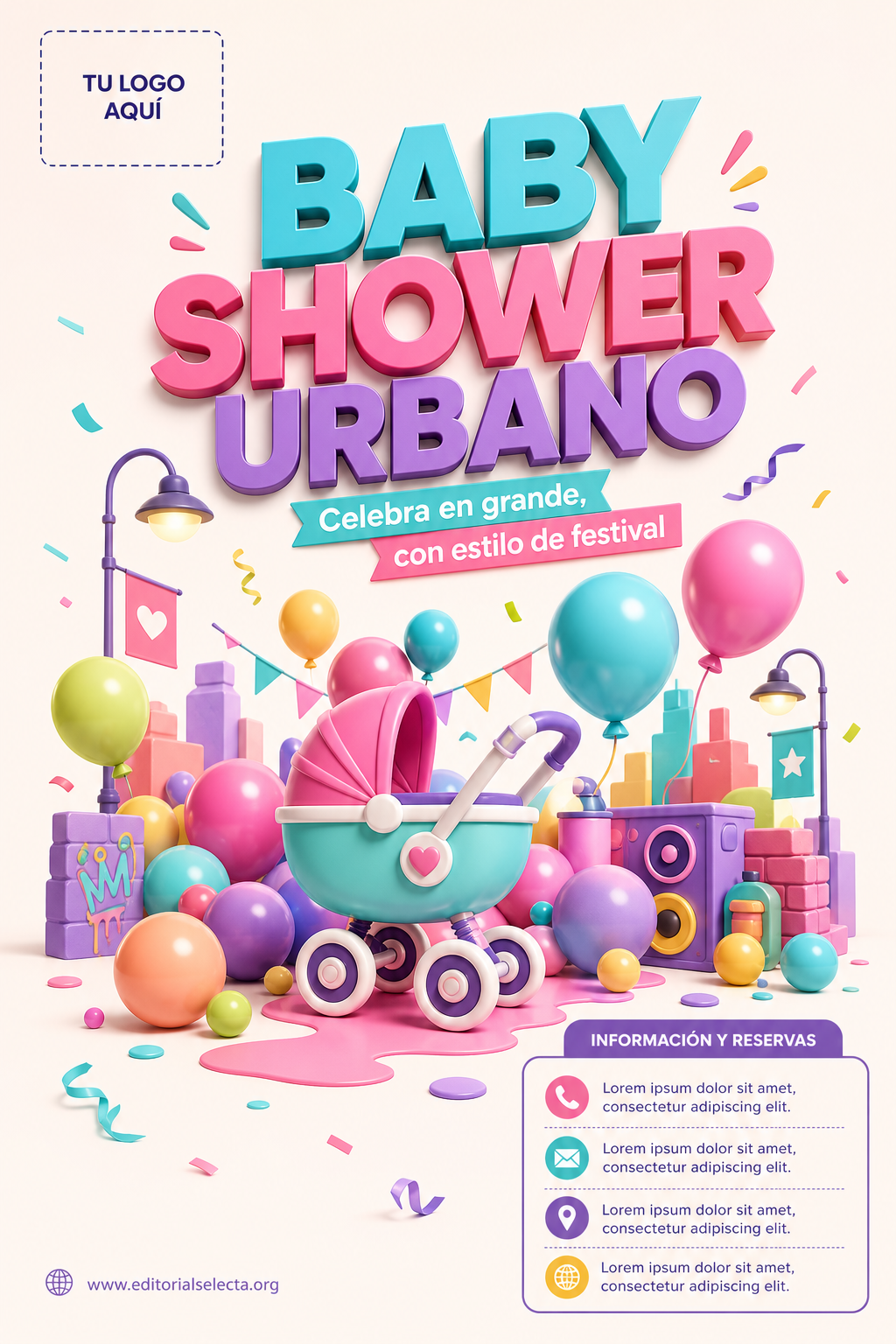 Flyer Media Carta · Fiestas o Reuniones
