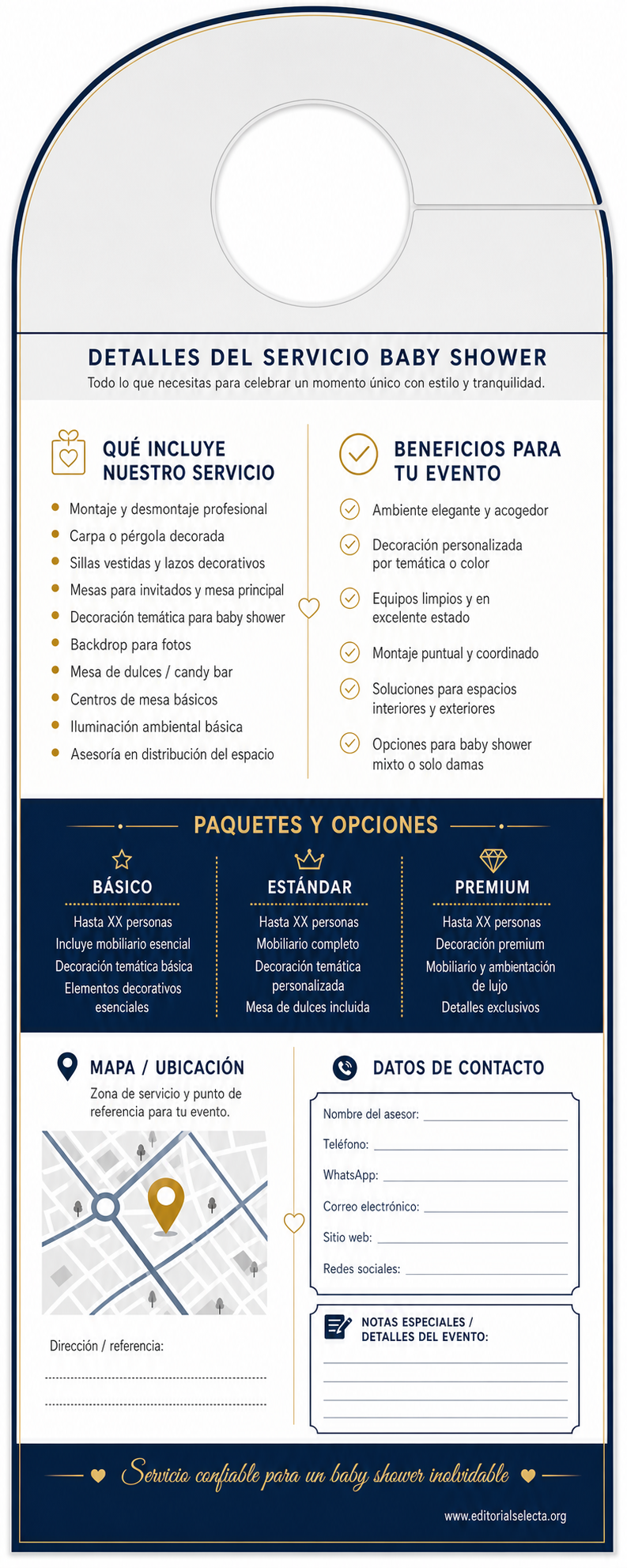 Door Hanger · Fiestas o Reuniones 2