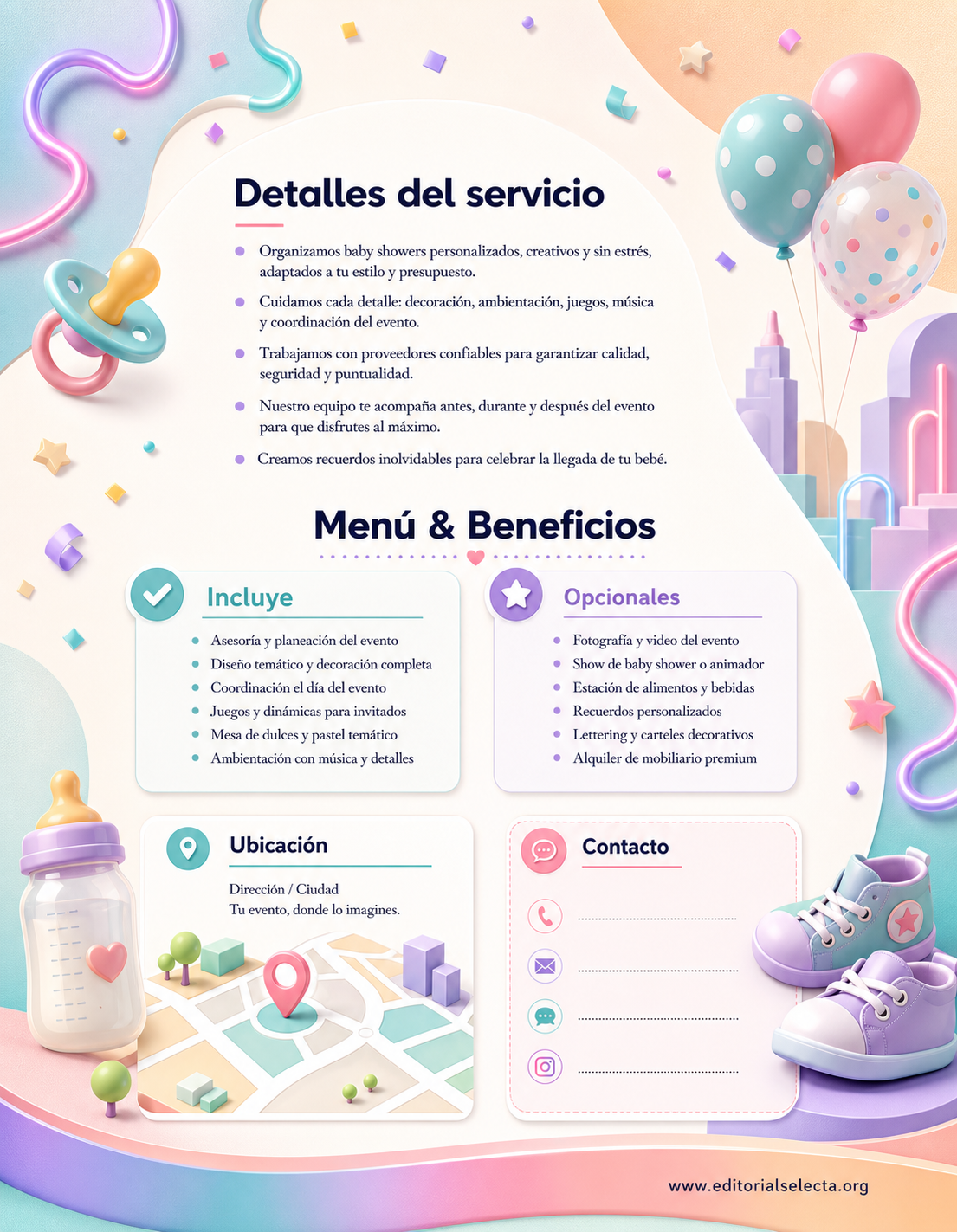 Flyer Carta Completa · Fiestas o Reuniones 2