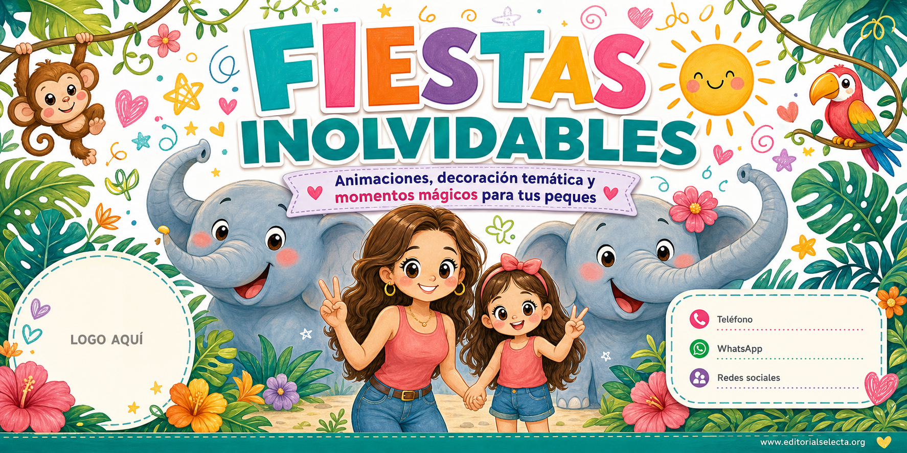Banner Vinyl 2' x 4' · Fiestas o Reuniones