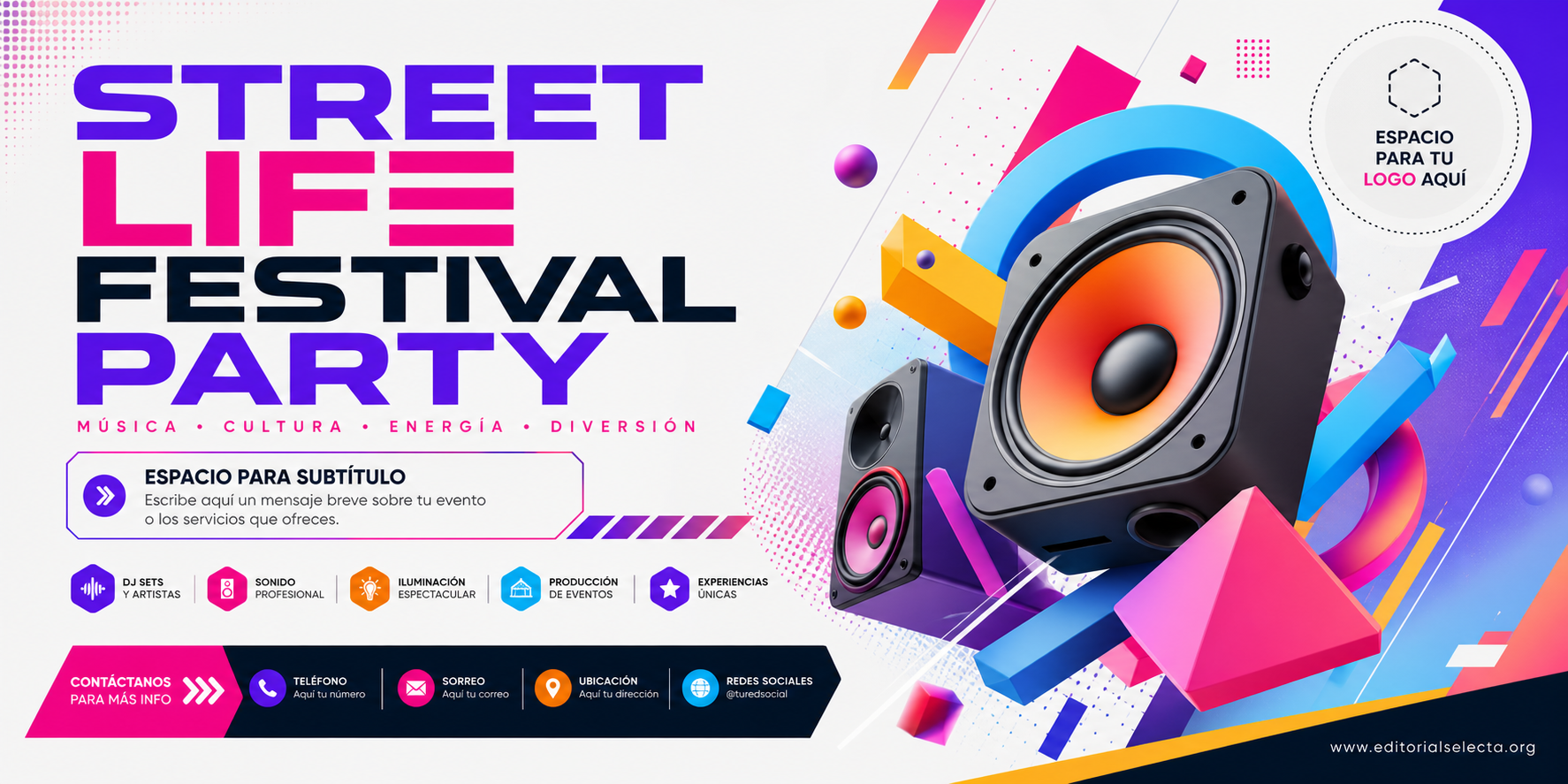 Banner Vinyl 2' x 4' · Fiestas o Reuniones