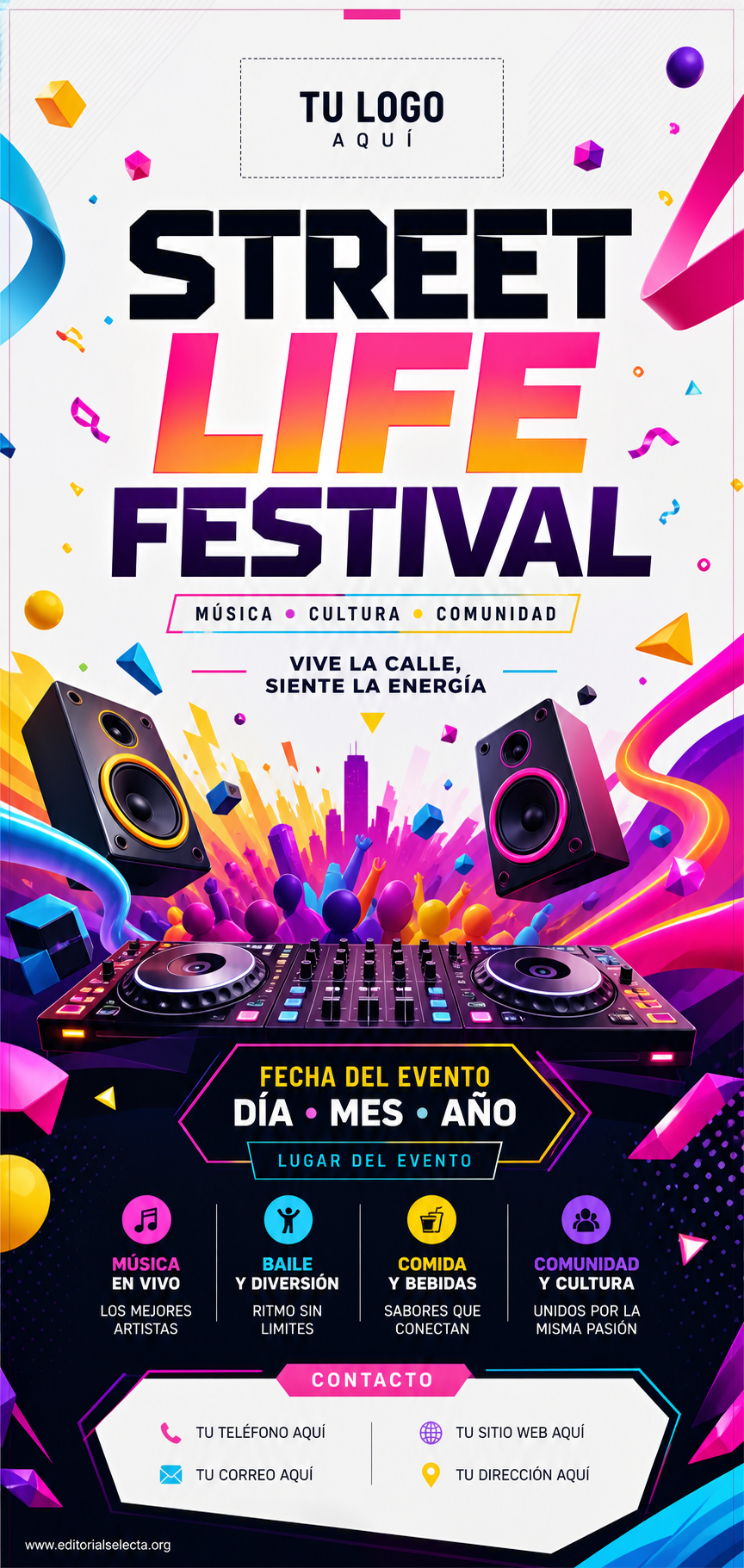 Banner Vinyl 2' x 6' · Fiestas o Reuniones