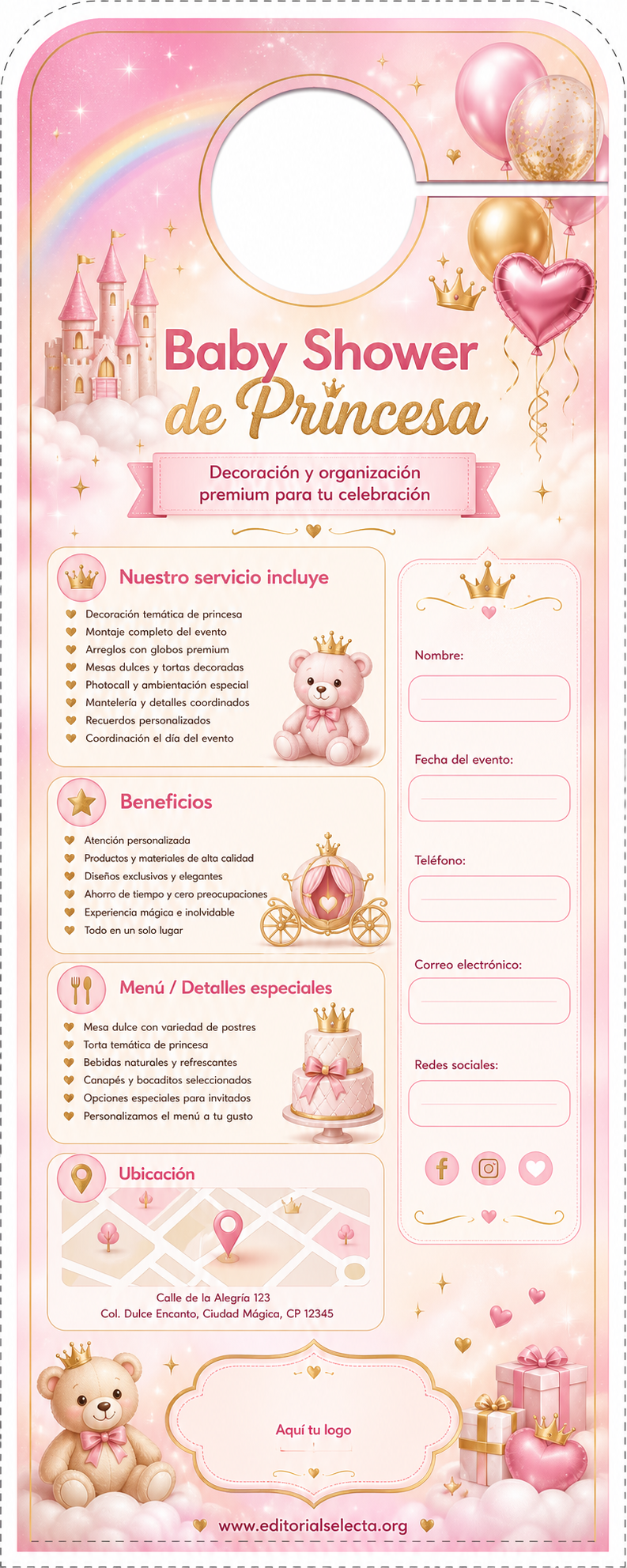 Door Hanger · Fiestas o Reuniones 2