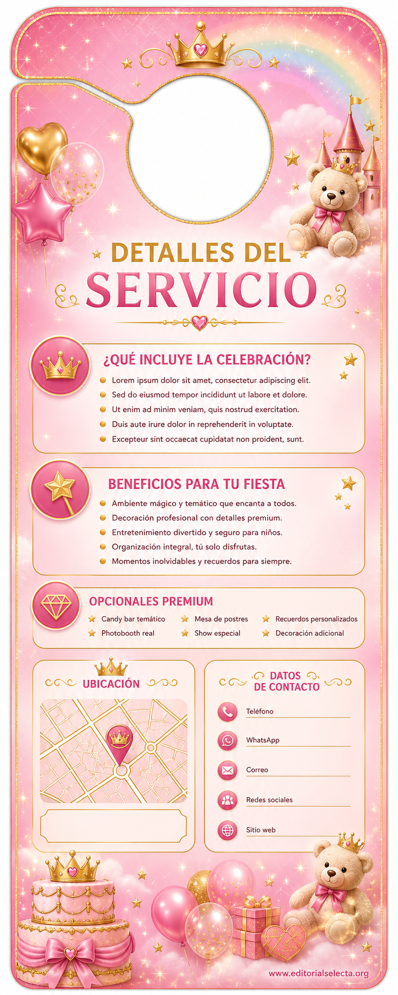 Door Hanger · Fiestas o Reuniones 2
