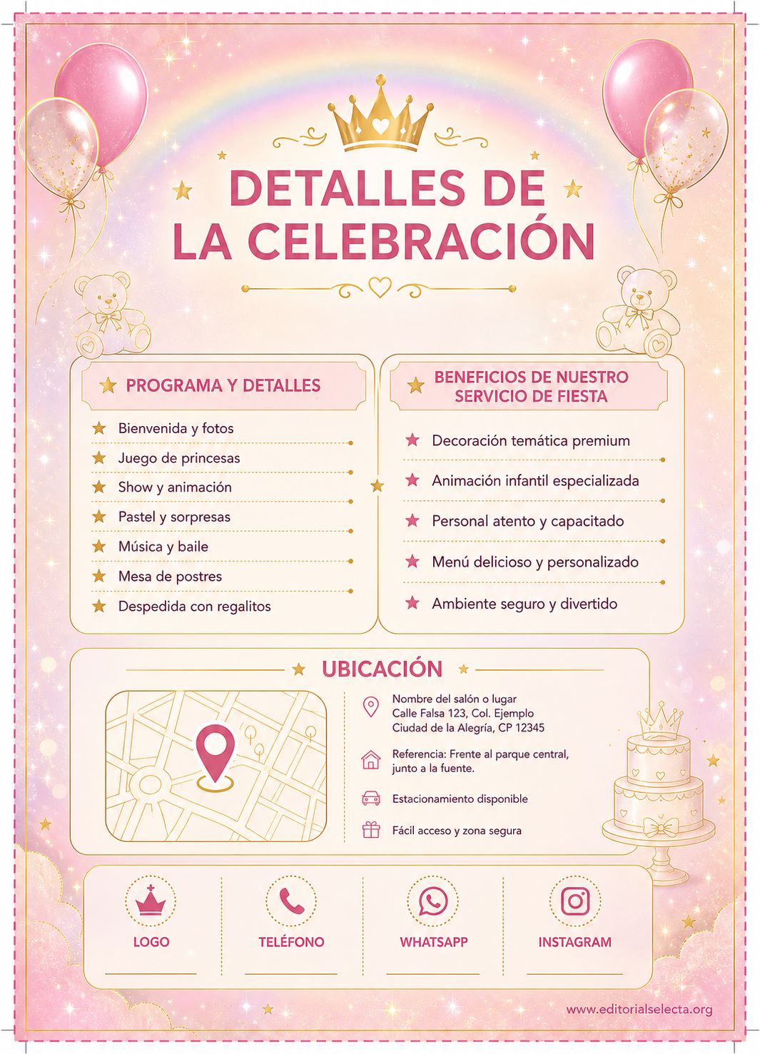 Invitación · Fiestas o Reuniones (Frente) 2