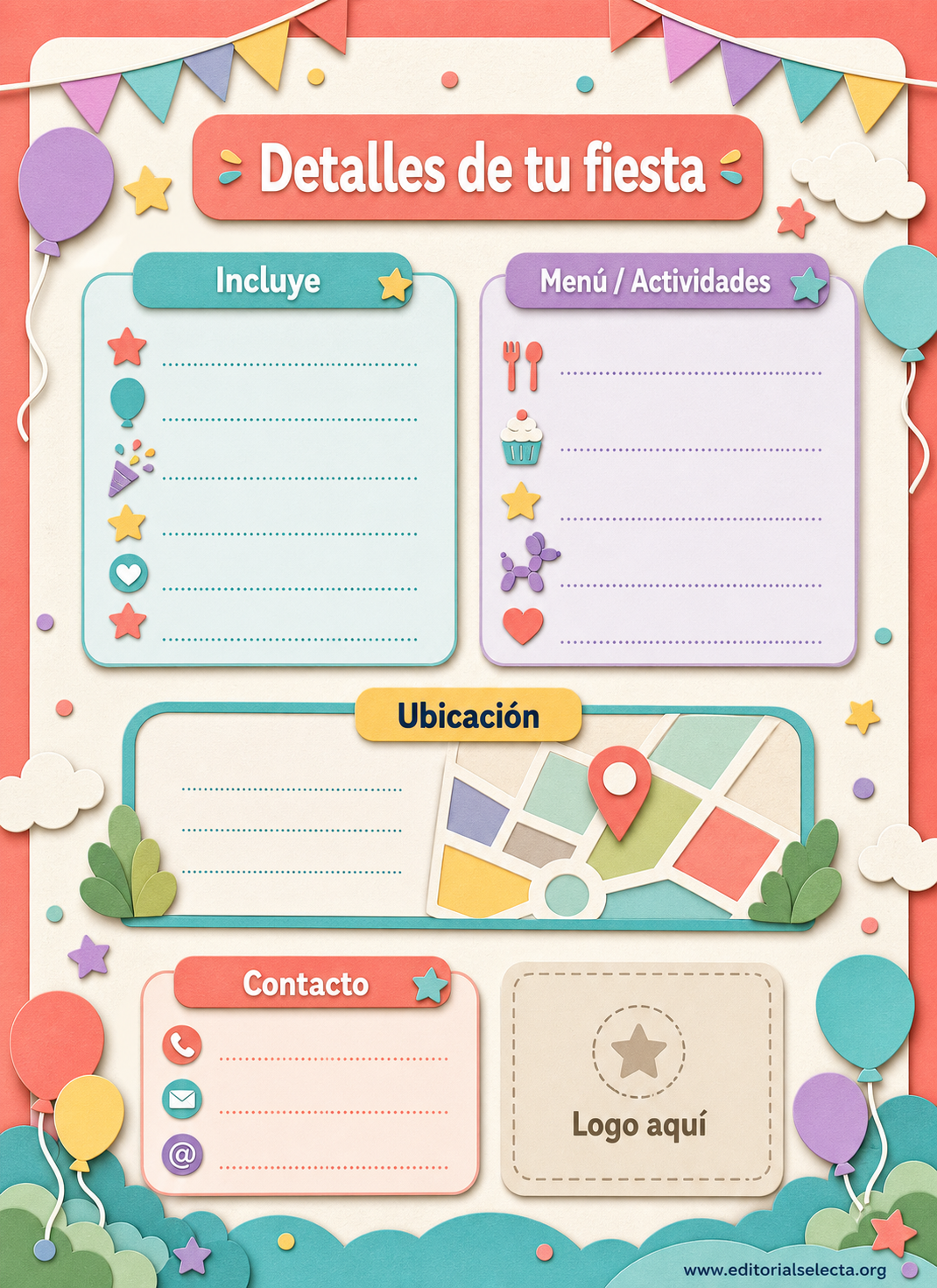 Invitación · Fiestas o Reuniones (Frente) 2