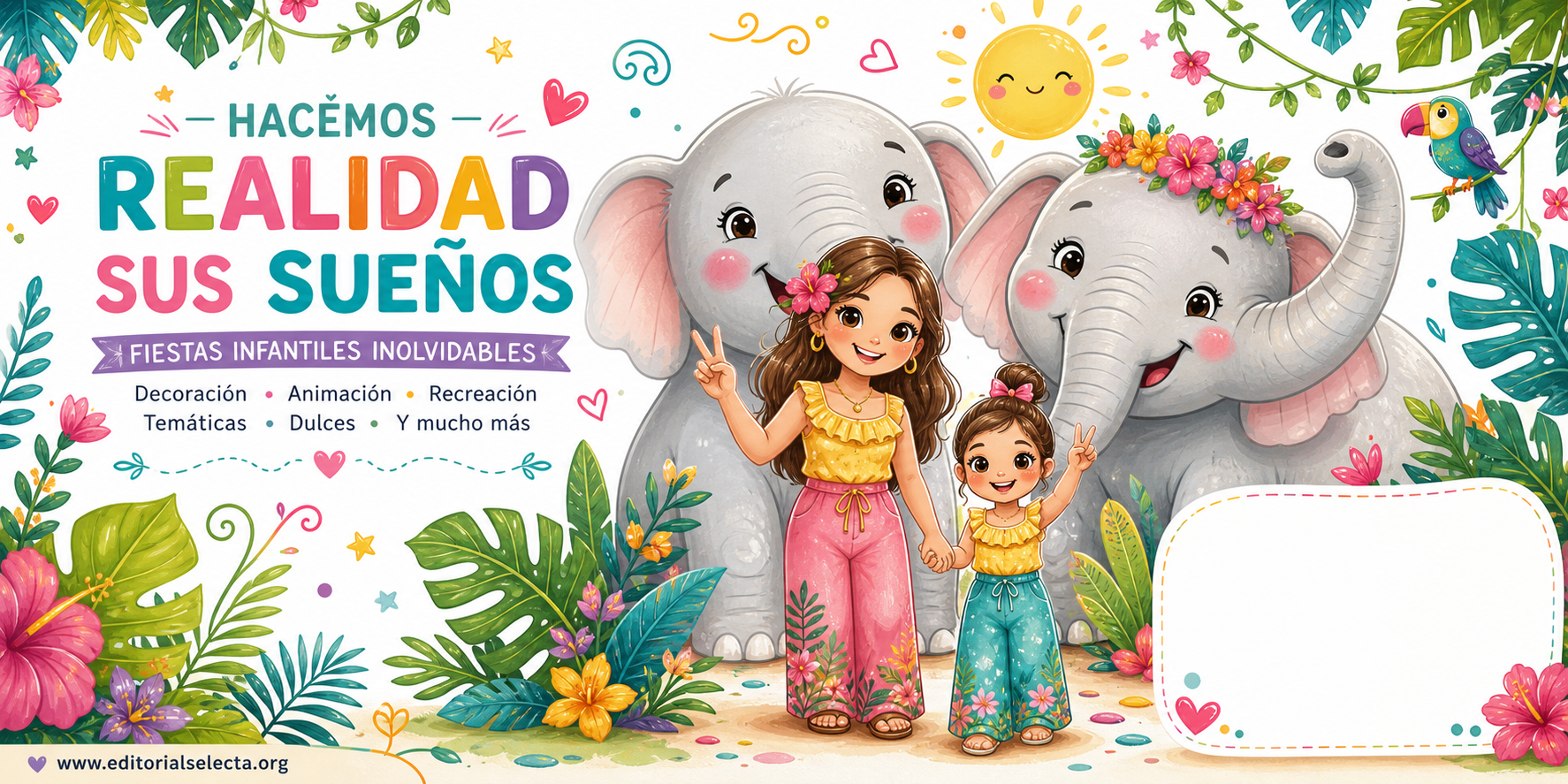 Banner Vinyl · Fiestas o Reuniones 4' x 8'