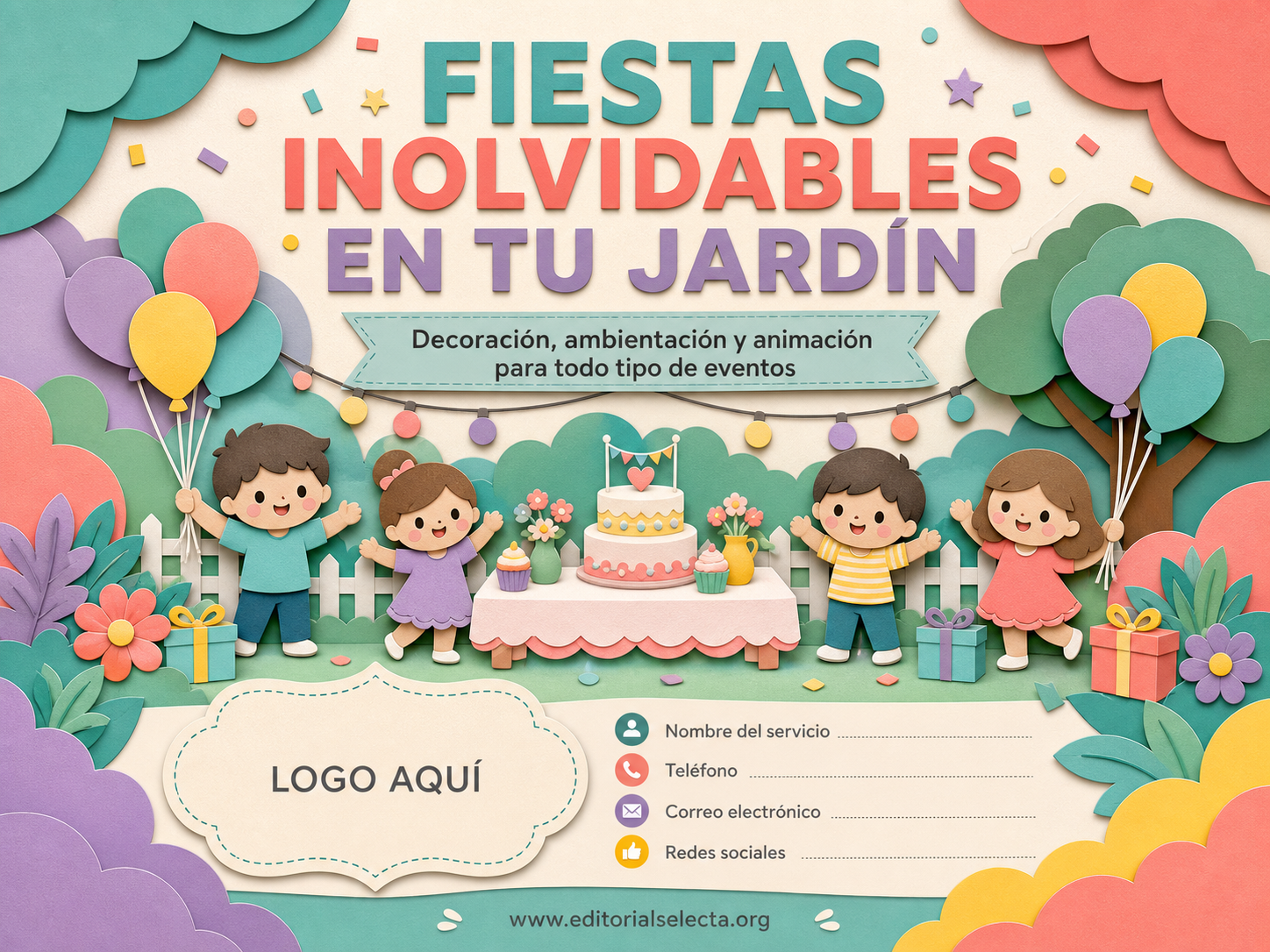 Yard Sign · Fiestas o Reuniones (Frente)