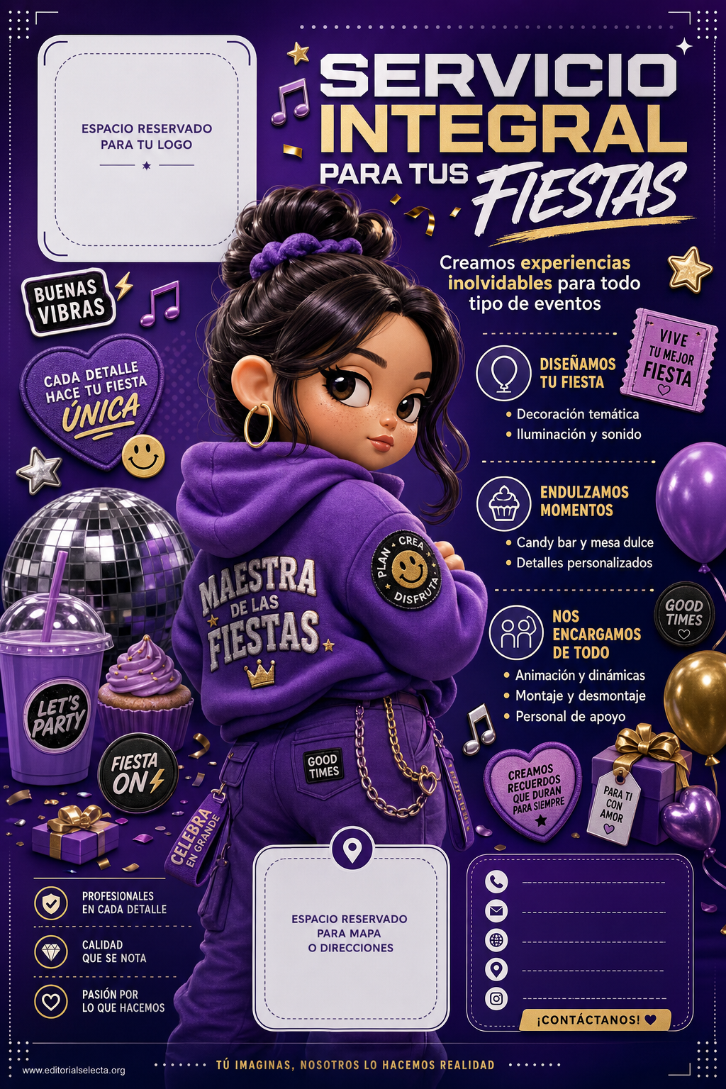 Yard Sign · Fiestas o Reuniones (Frente) 2