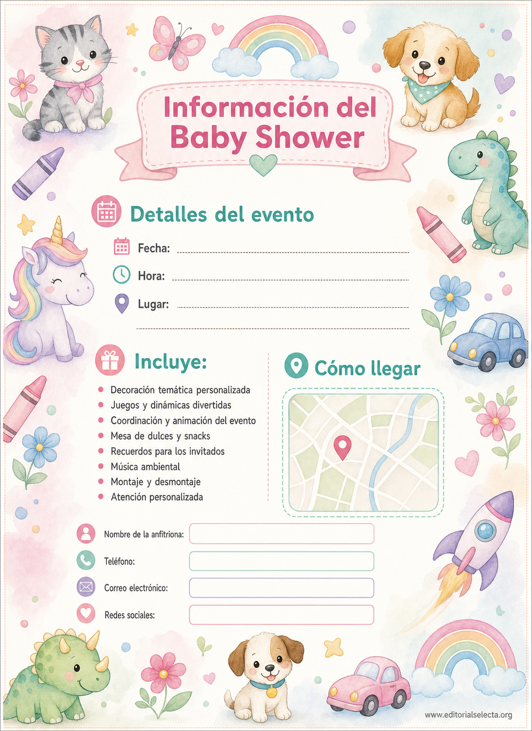 Invitación · Fiestas o Reuniones (Frente) 2