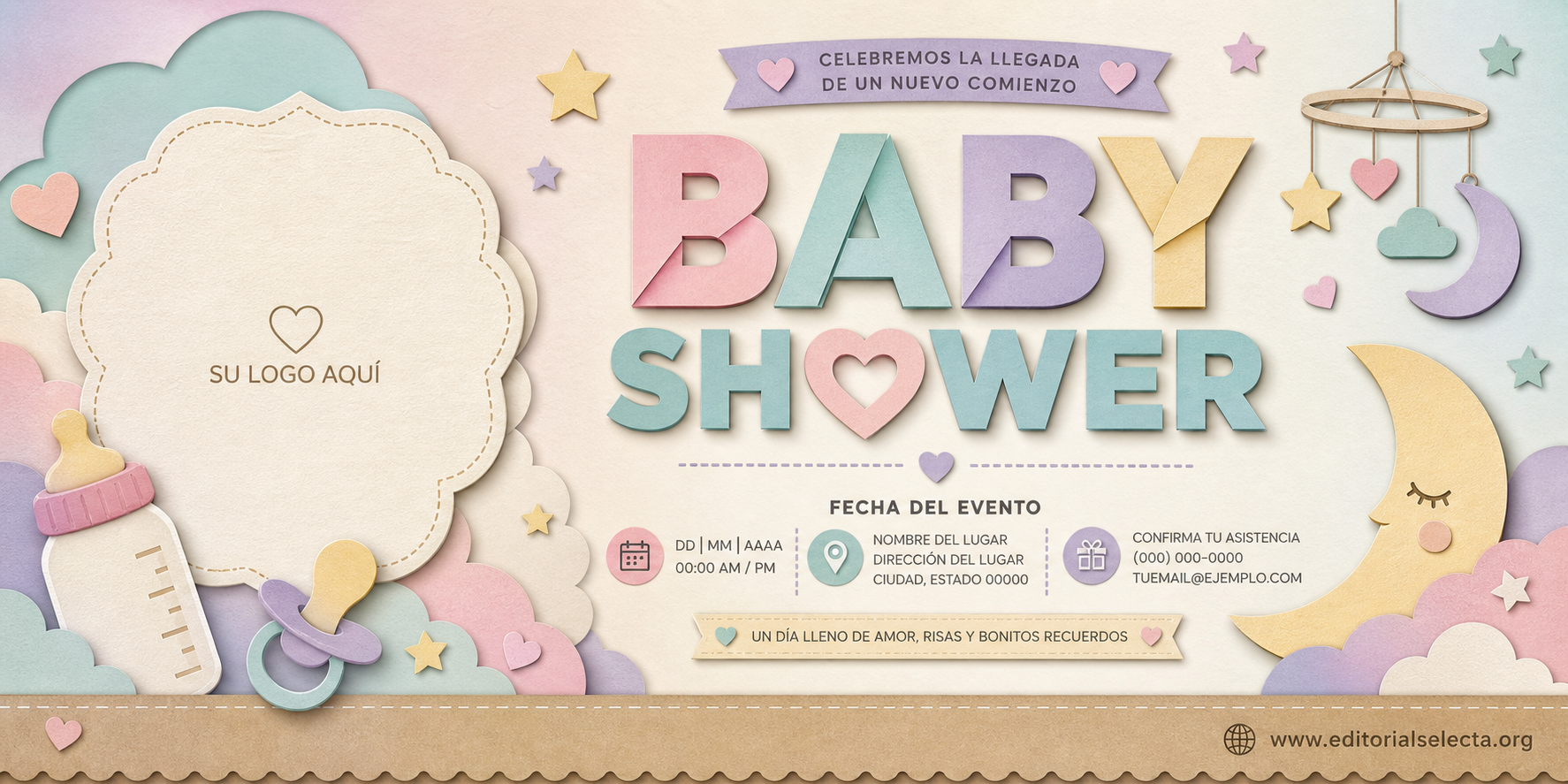 Banner Vinyl · Fiestas o Reuniones 2' x 4'