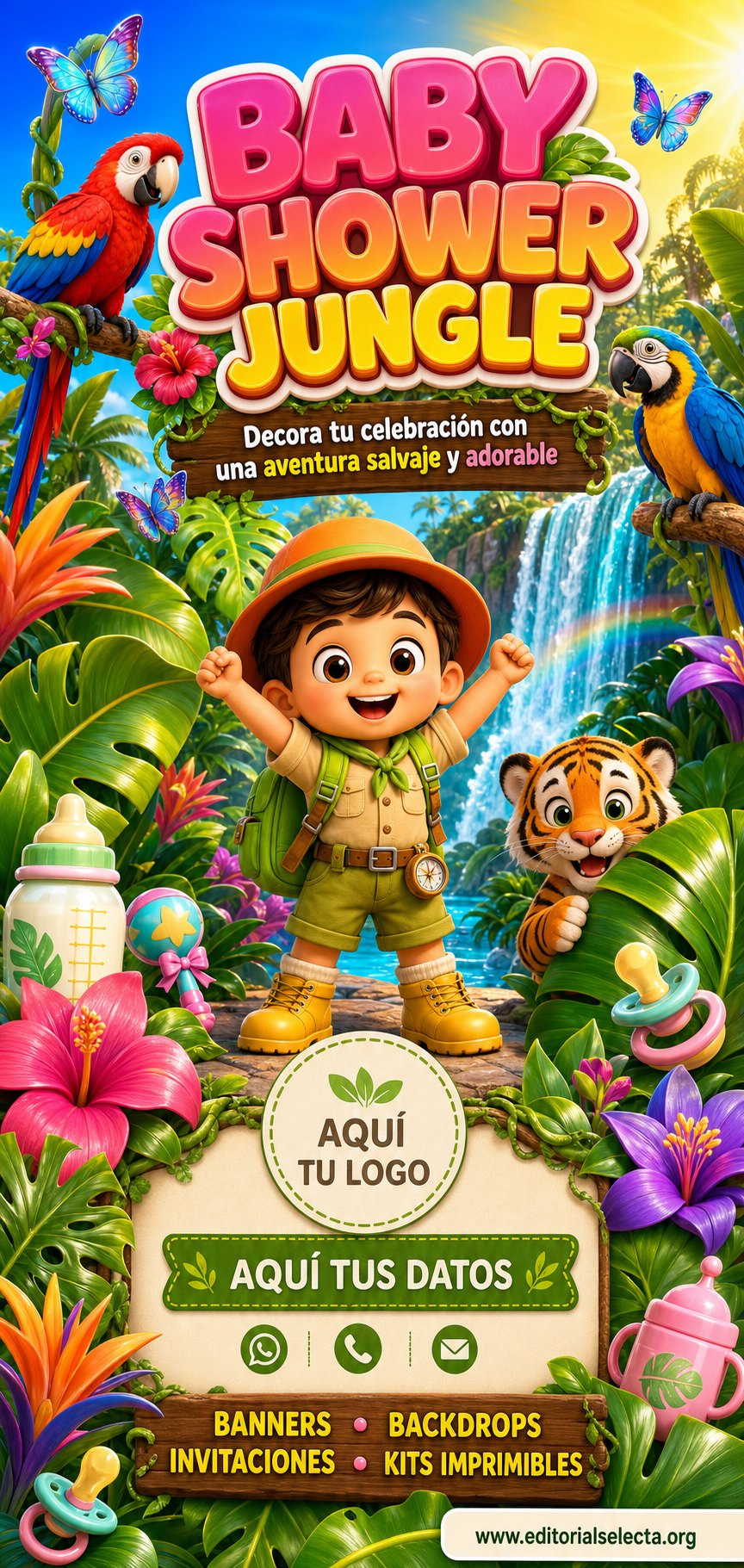 Banner Vinyl · Fiestas o Reuniones 2' x 6'