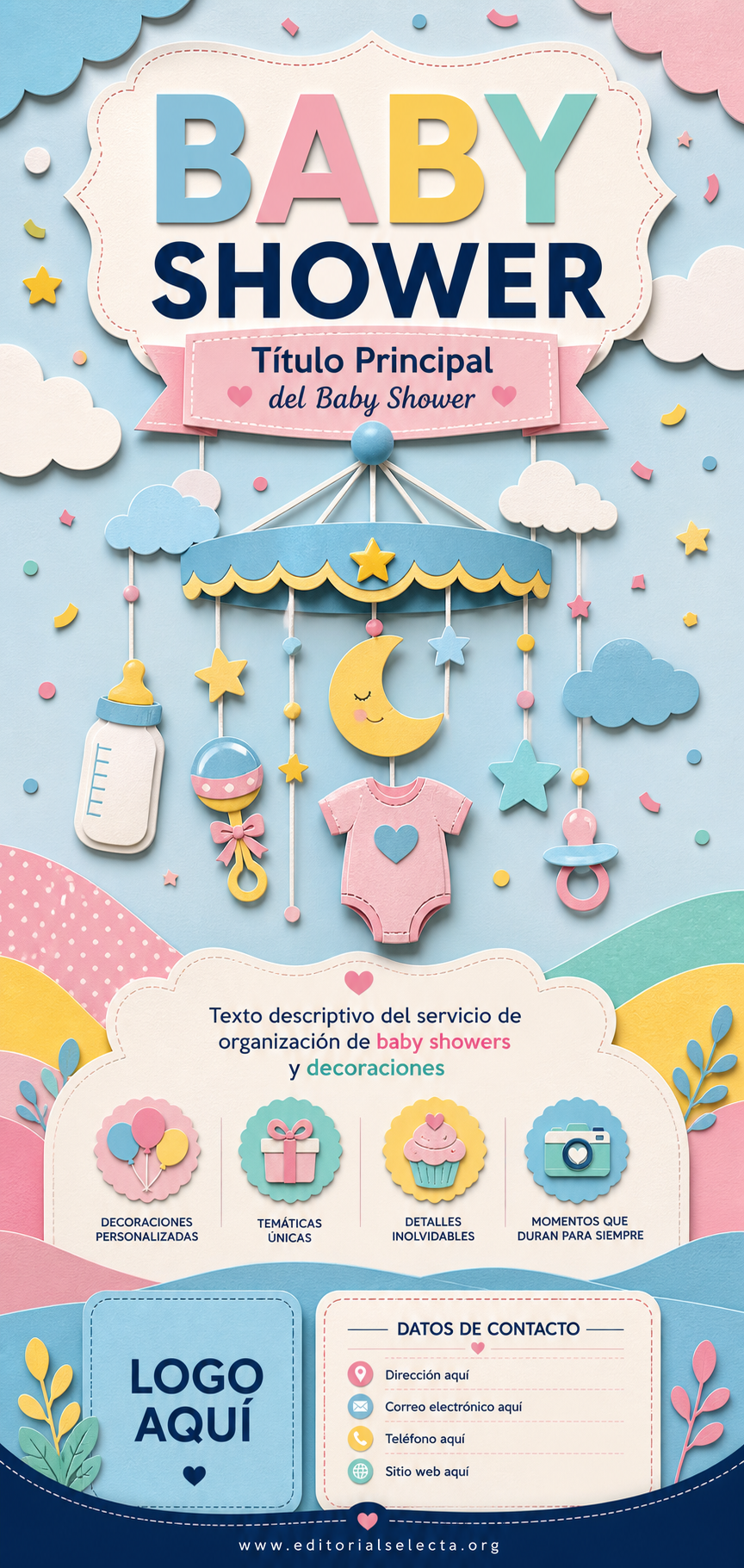 Banner Vinyl · Fiestas o Reuniones 2' x 6'