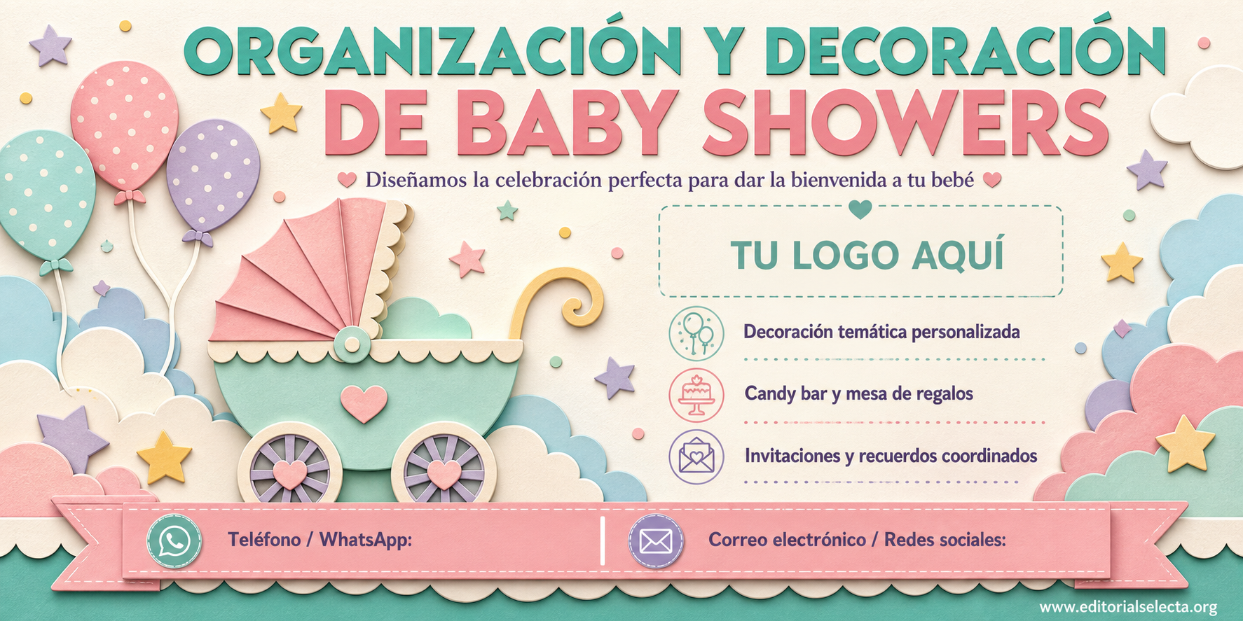 Banner Vinyl · Fiestas o Reuniones 4' x 8'