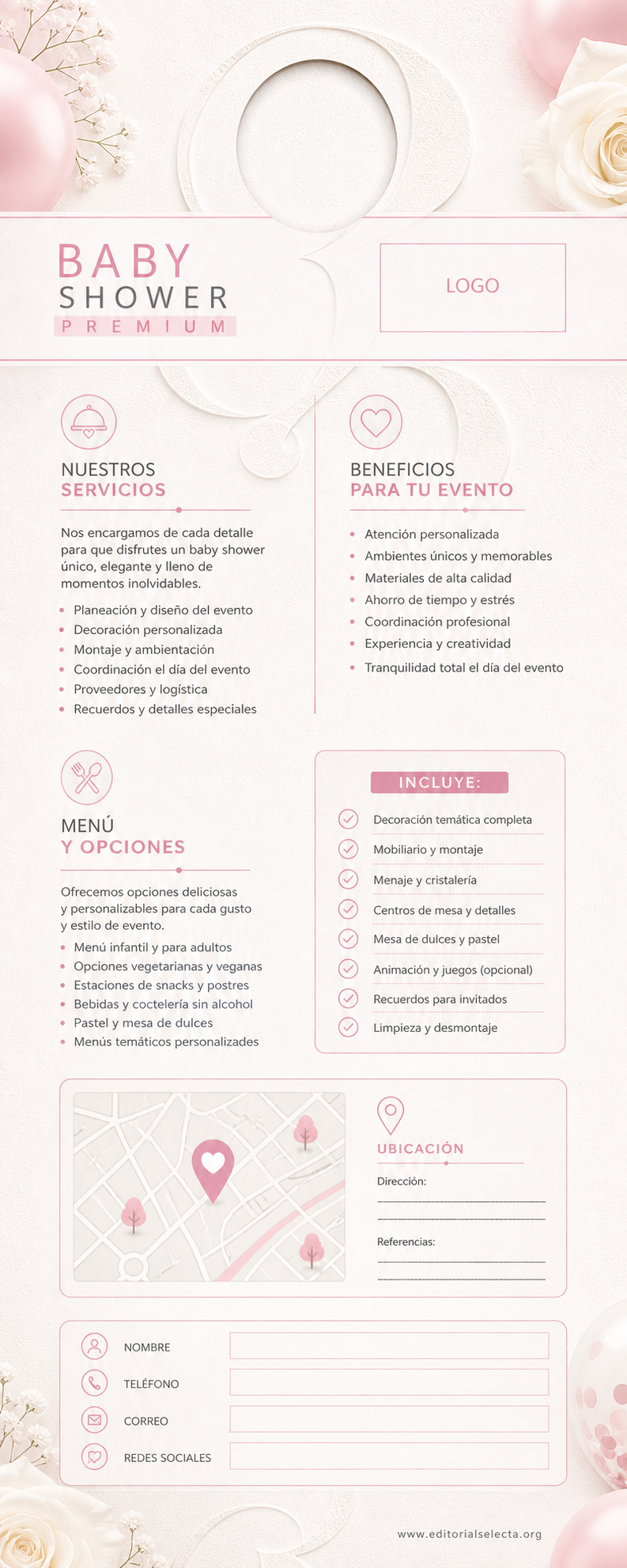 Door Hanger · Fiestas o Reuniones (Frente) 2