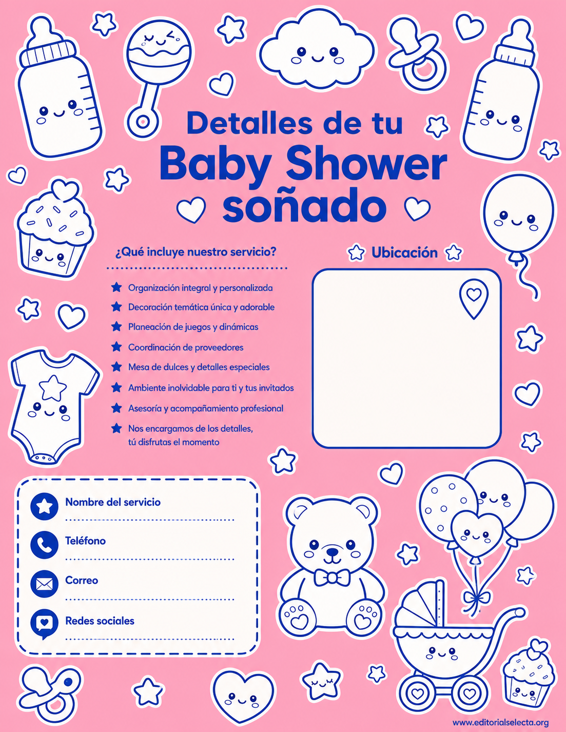 Flyer Carta Completa · Fiestas o Reuniones (Frente) 2