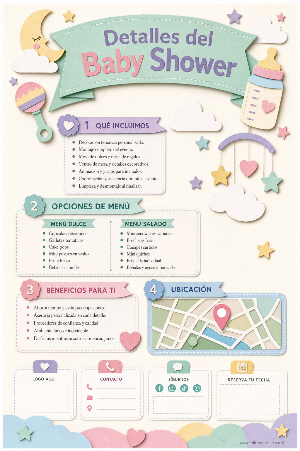 Flyer Carta Completa · Fiestas o Reuniones (Frente) 2