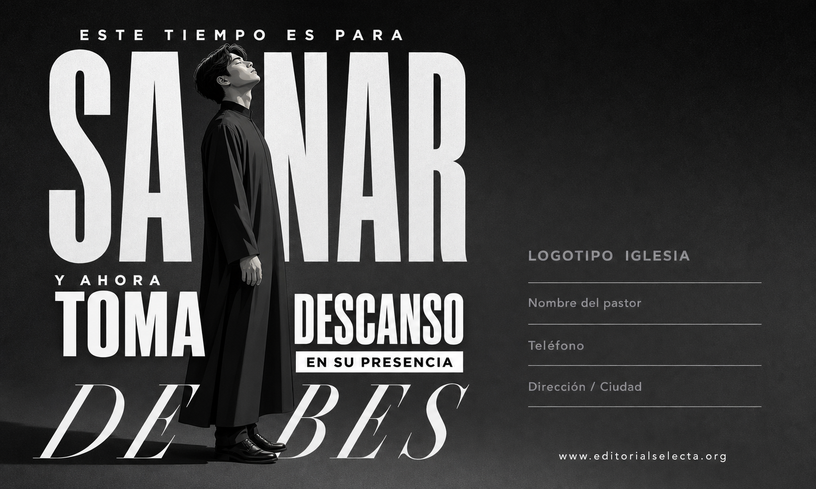 Tarjeta de Presentación Estándar · Iglesia (Frente)