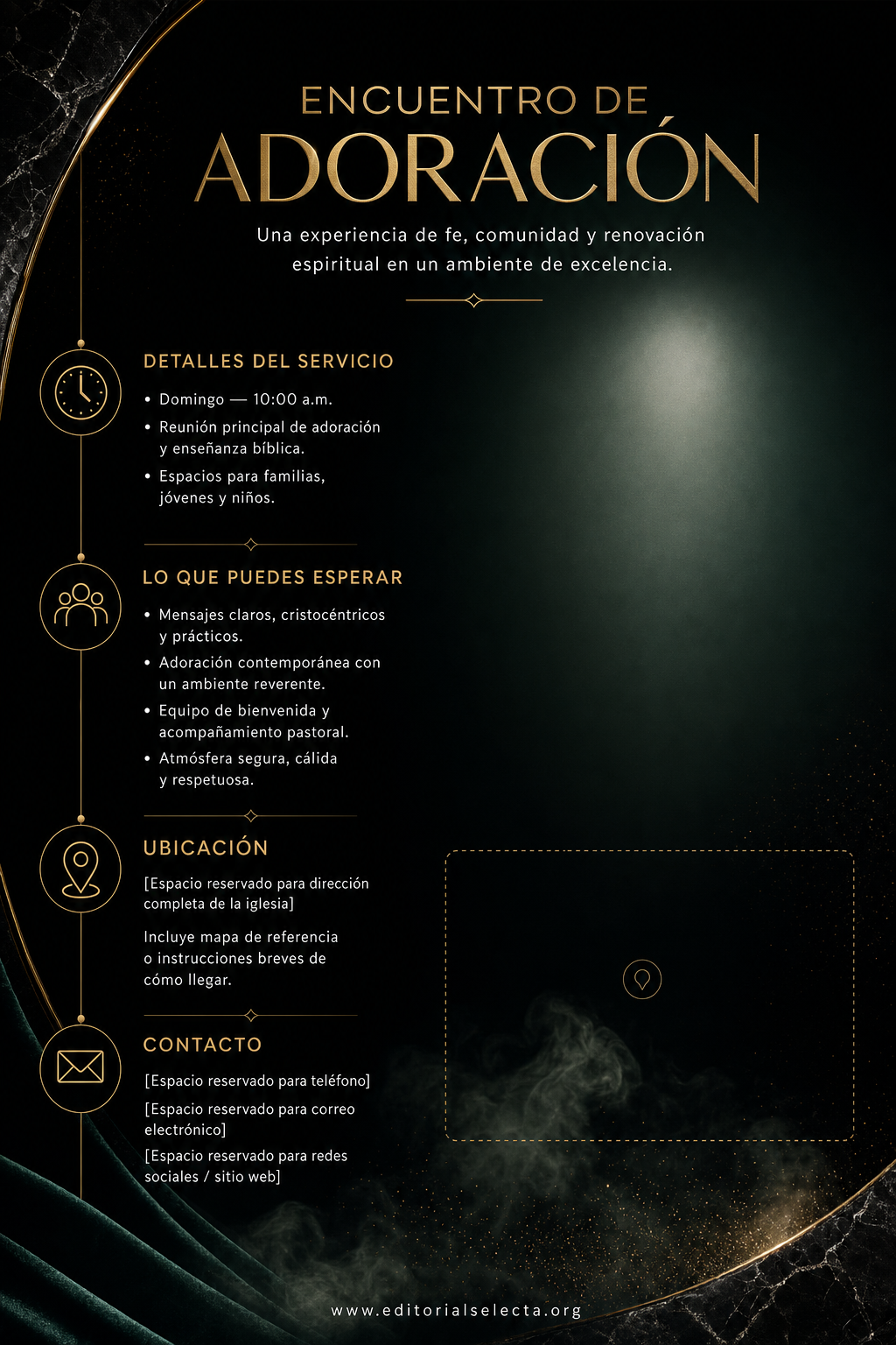 Flyer Media Carta · Iglesia (Frente) 2