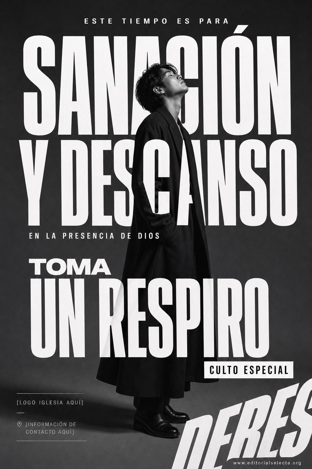 Flyer Media Carta · Iglesia (Frente)