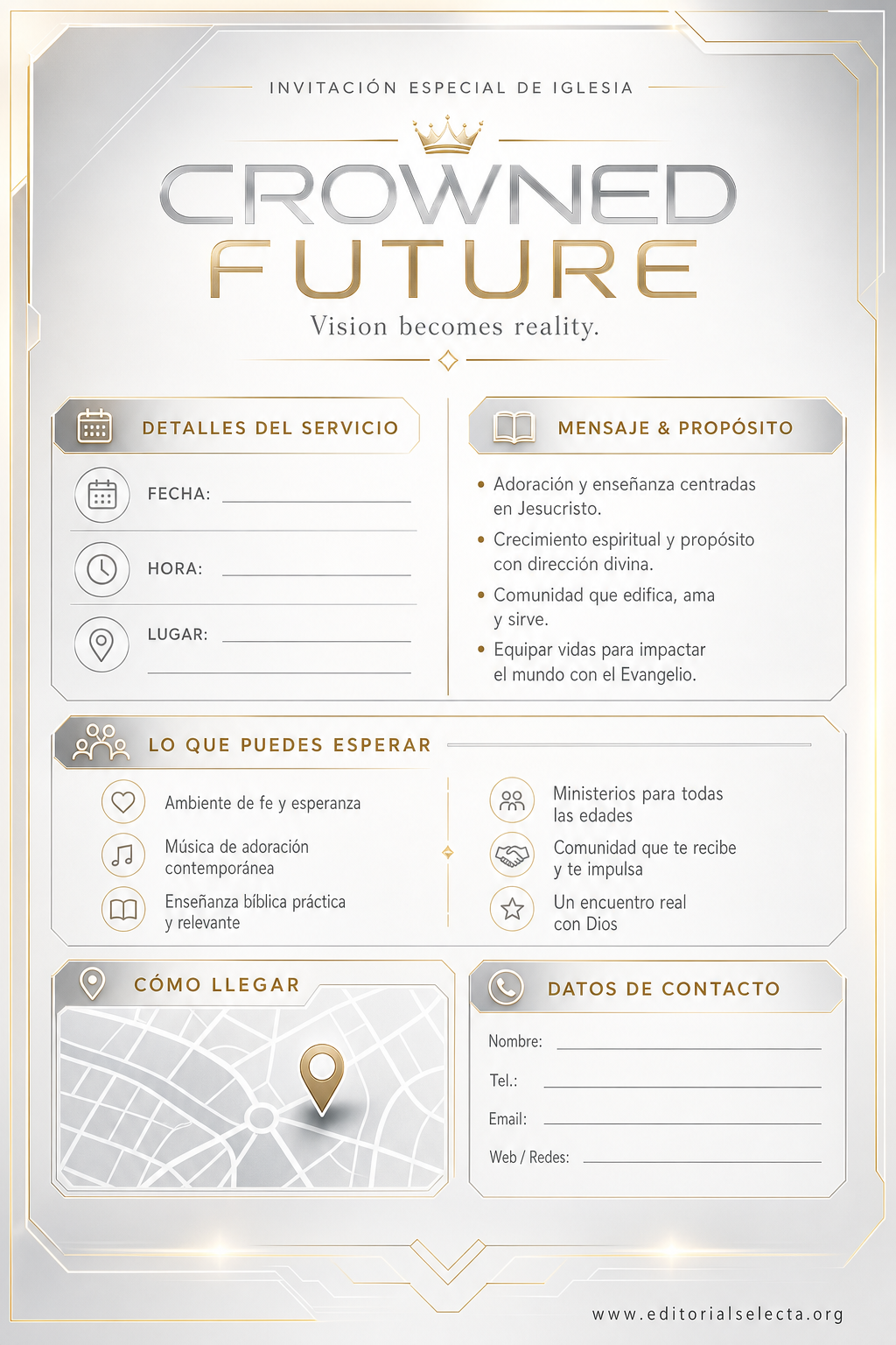 Invitación · Iglesia (Frente) 2