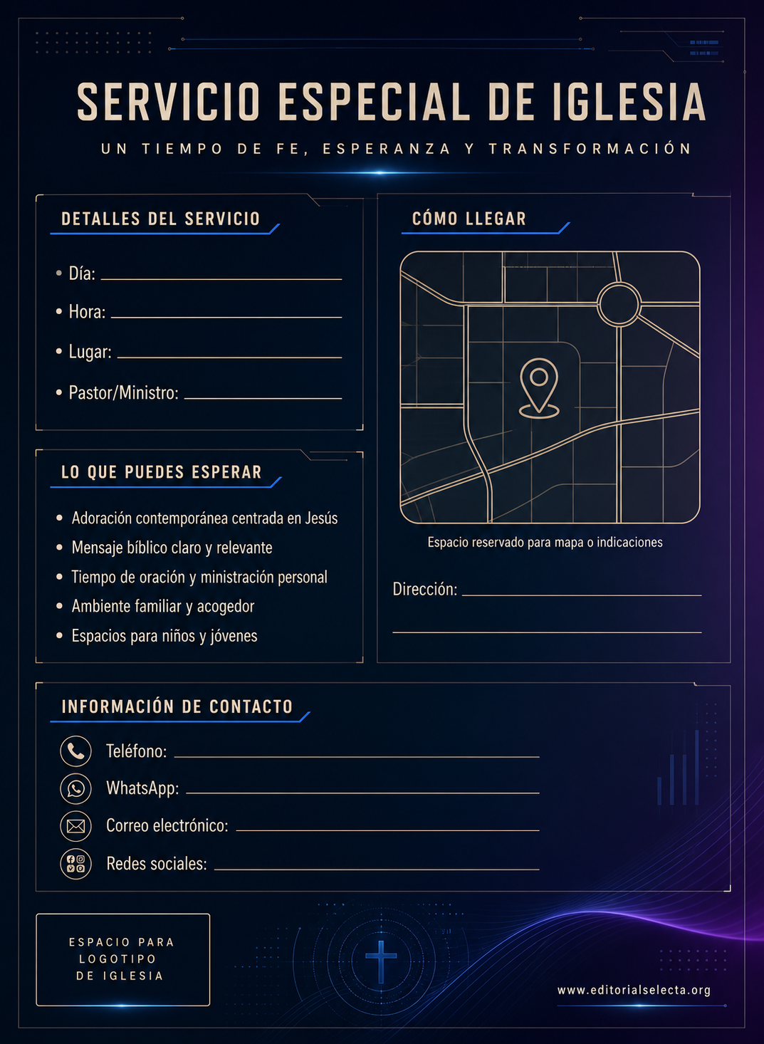 Invitación · Iglesia (Frente) 2
