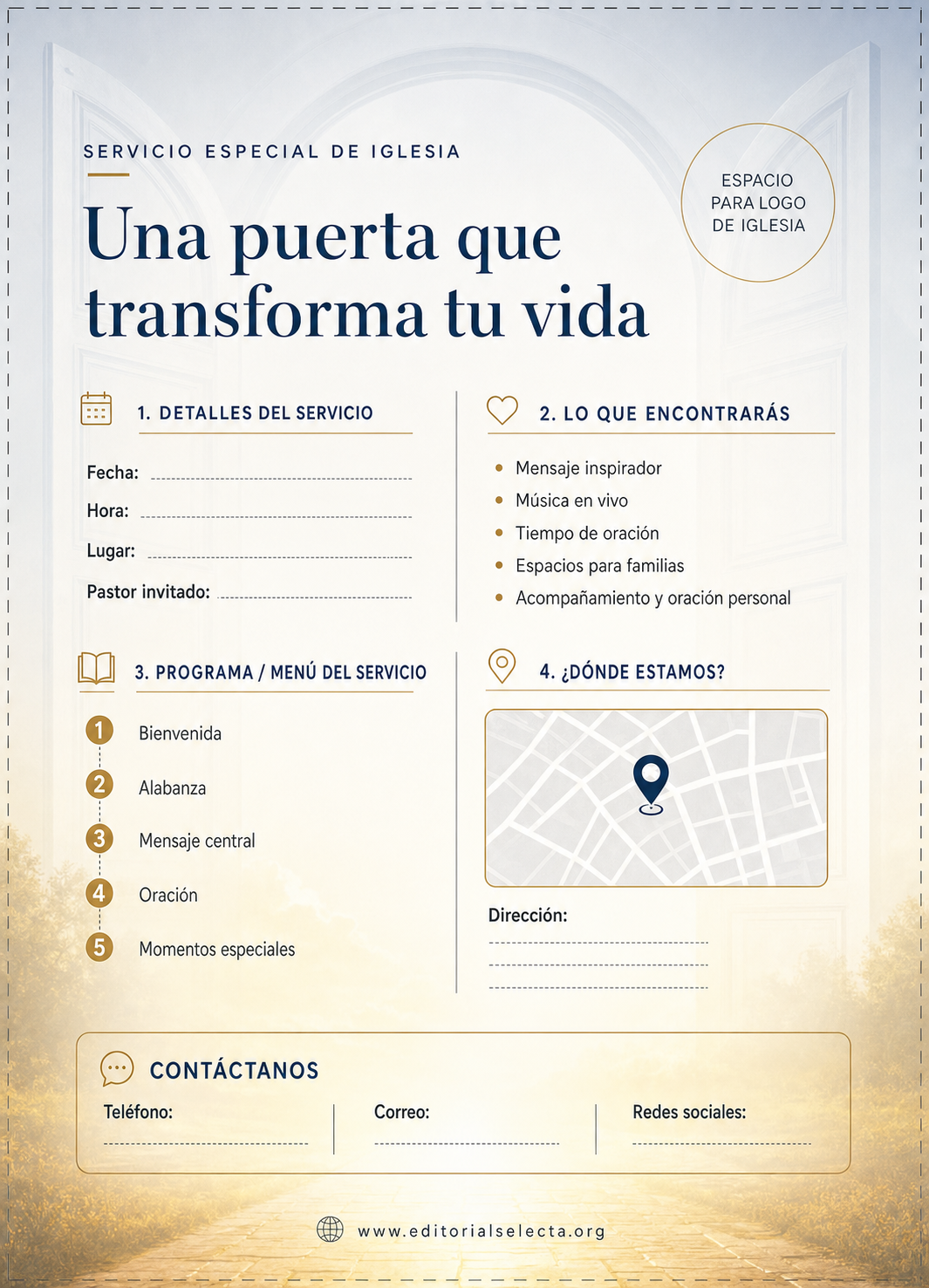 Invitación · Iglesia (Frente) 2