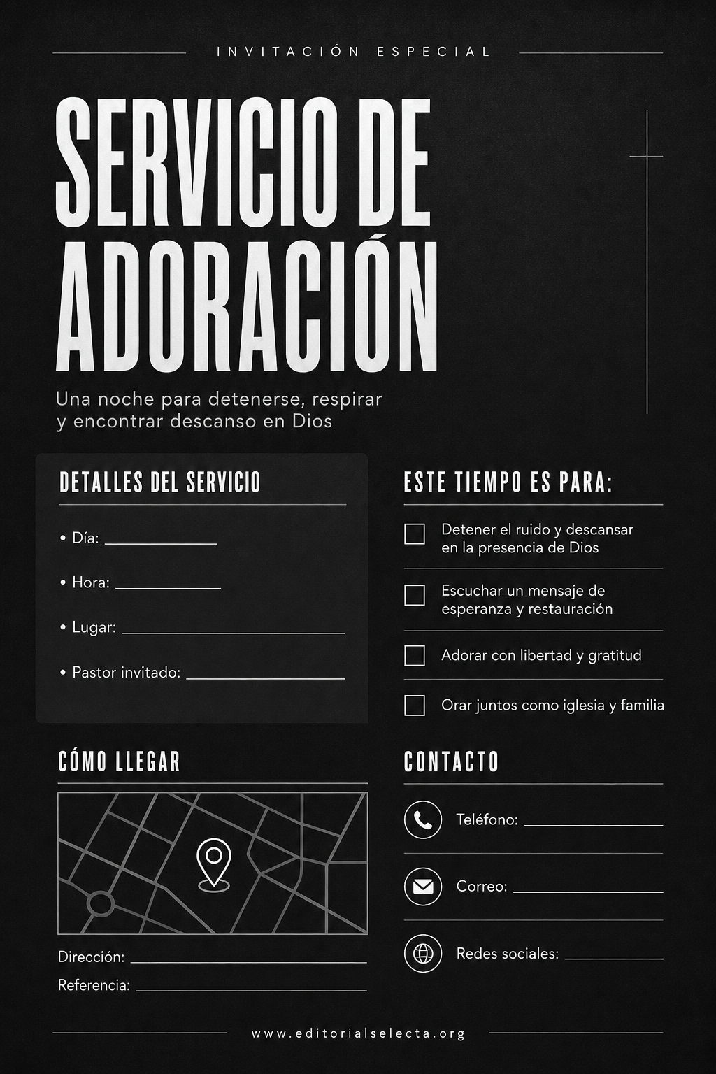 Invitación · Iglesia (Frente) 2