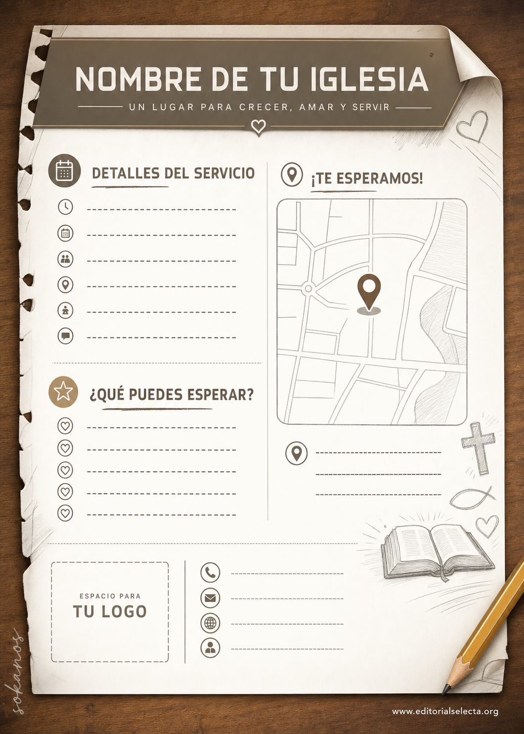 Invitación · Iglesia (Frente) 2