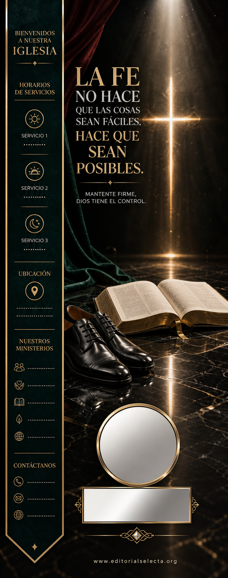 Banner Retráctil (Roll-Up) · Iglesia