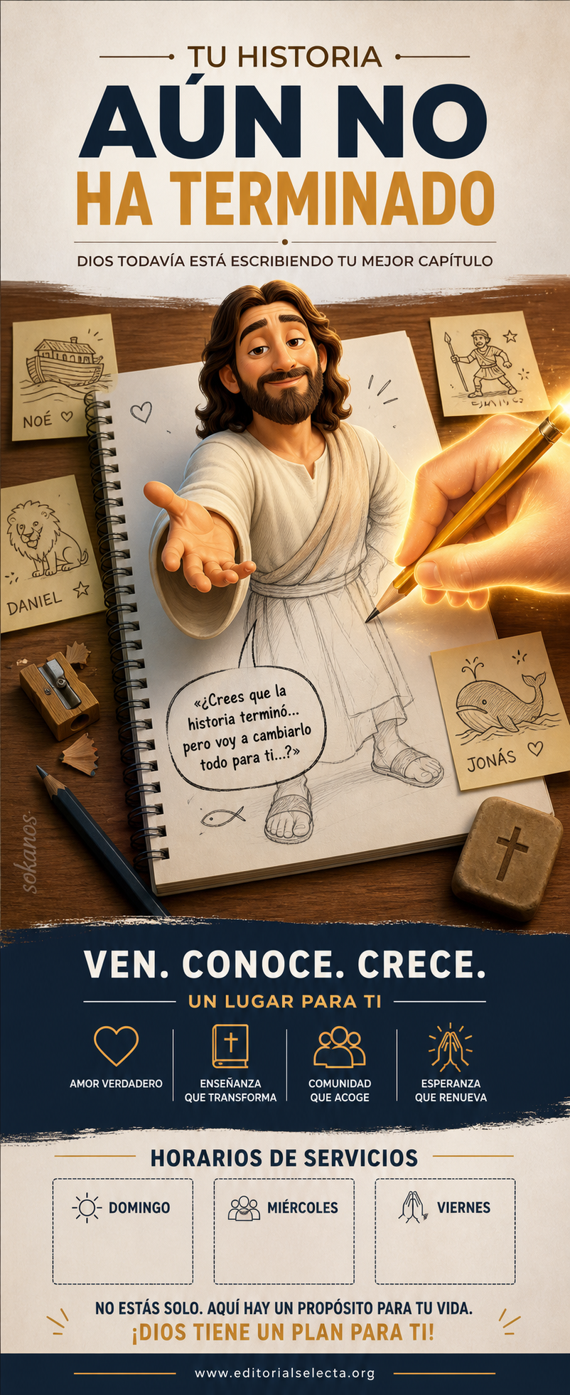 Banner Retráctil (Roll-Up) · Iglesia