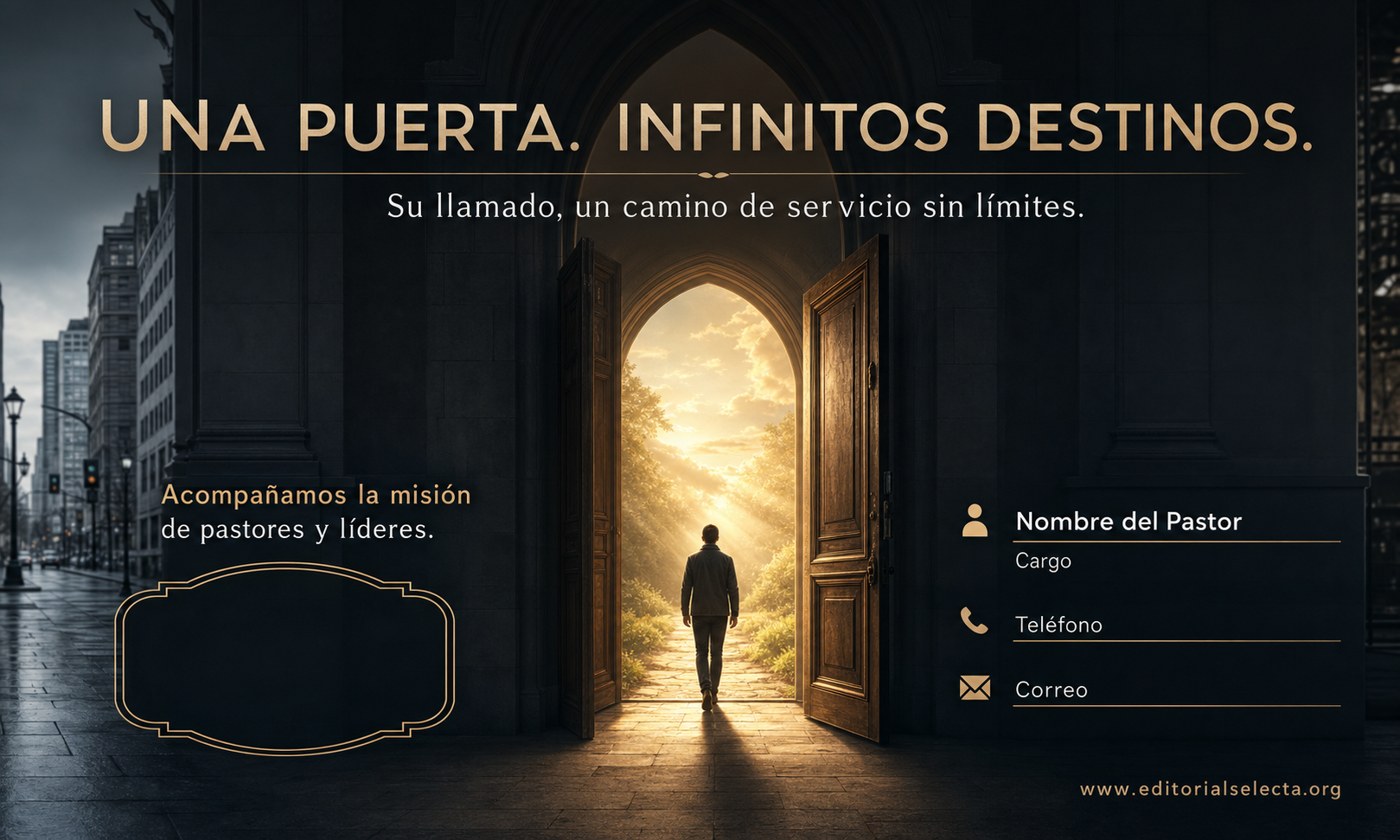Tarjeta de Presentación Estándar · Pastores (Frente)