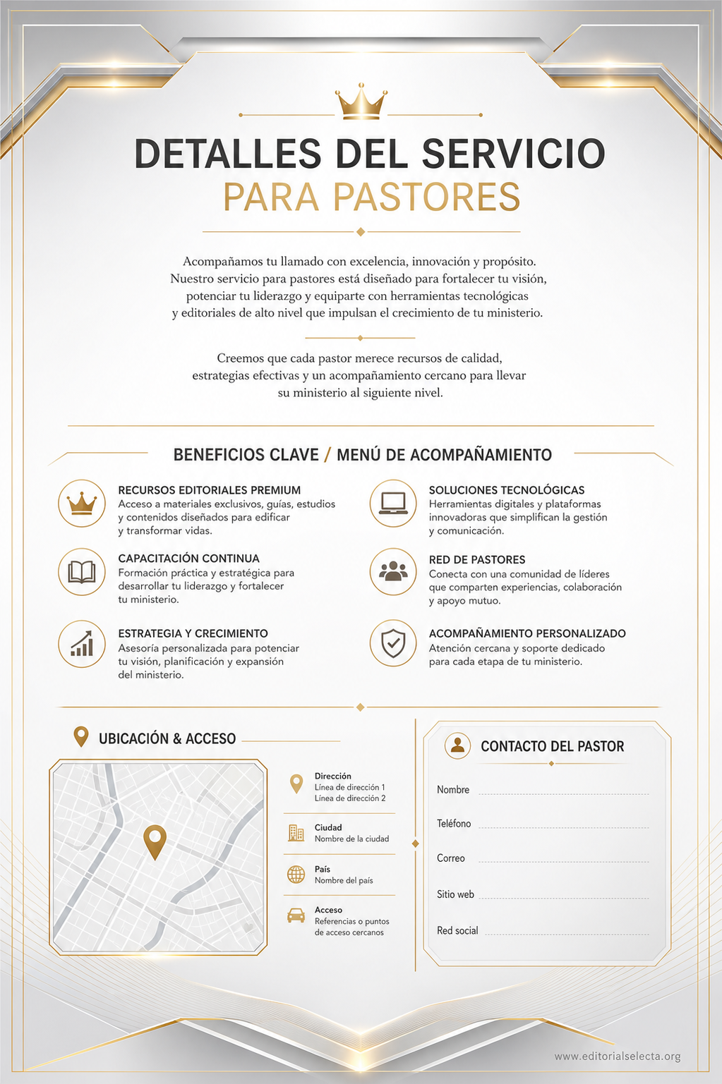 Flyer Media Carta · Pastores (Frente) 2