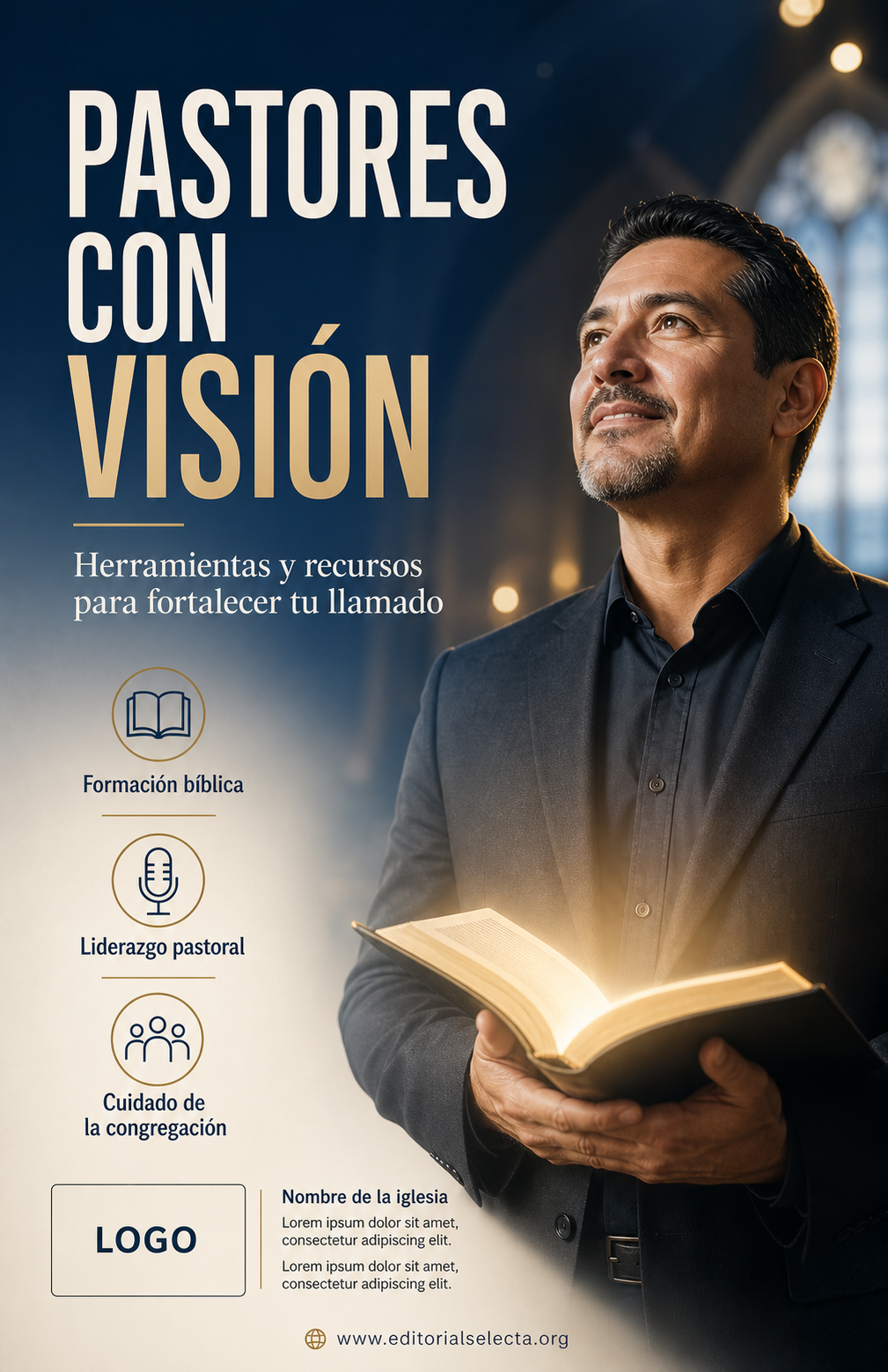 Flyer Media Carta · Pastores (Frente)