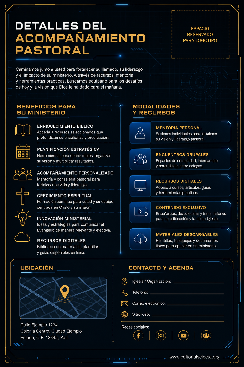 Flyer Media Carta · Pastores (Frente) 2
