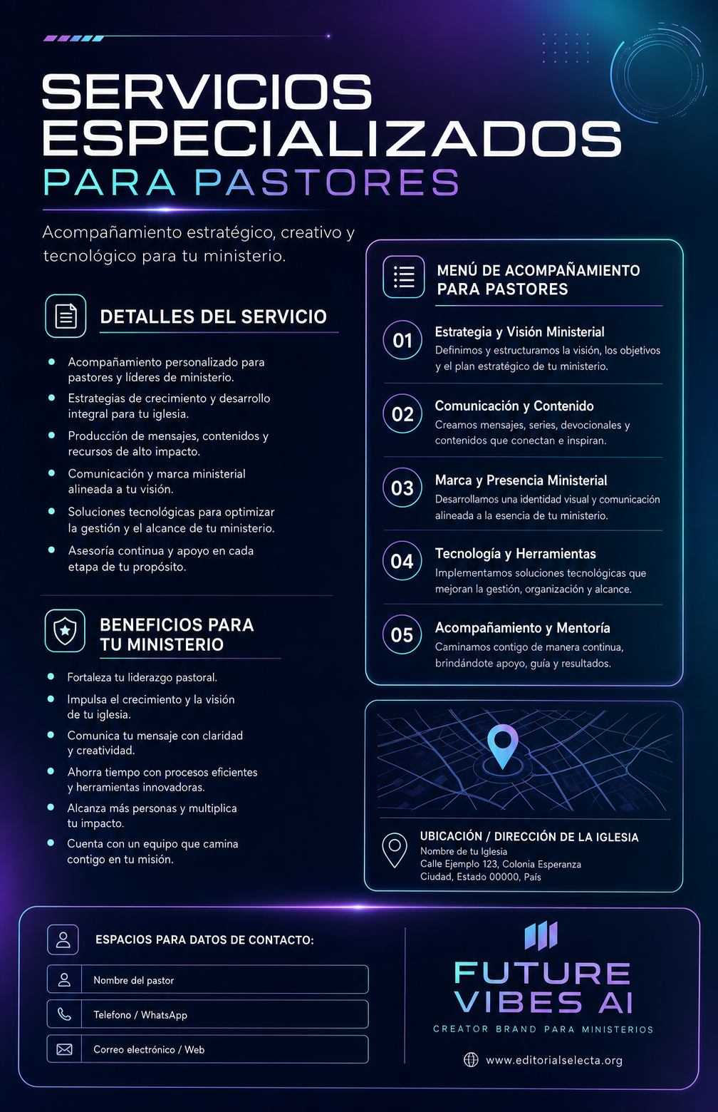 Flyer Media Carta · Pastores (Frente) 2