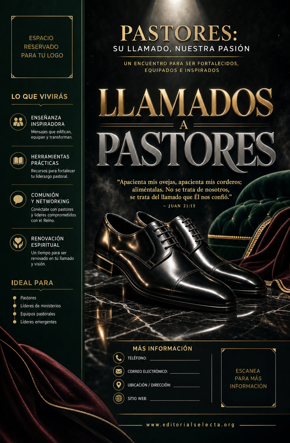 Flyer Media Carta · Pastores (Frente)