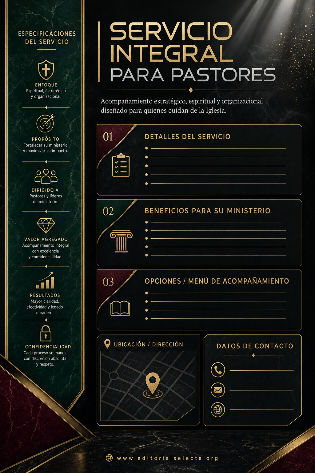 Flyer Media Carta · Pastores (Frente) 2
