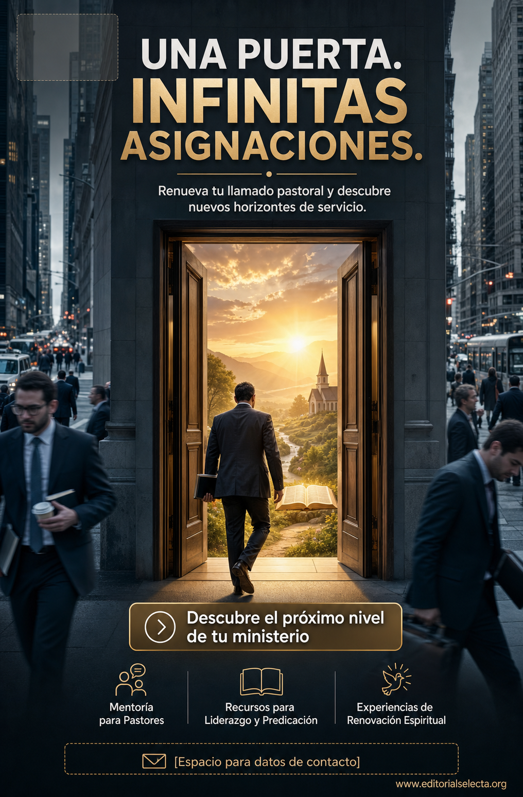 Flyer Media Carta · Pastores (Frente)