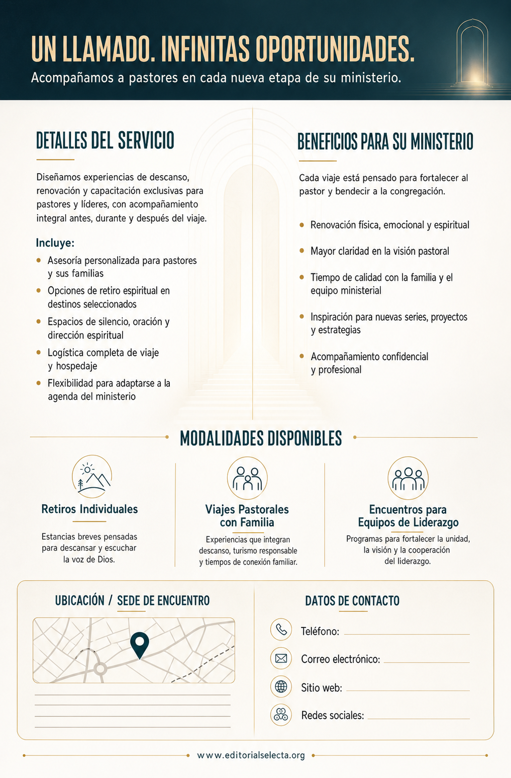 Flyer Media Carta · Pastores (Frente) 2