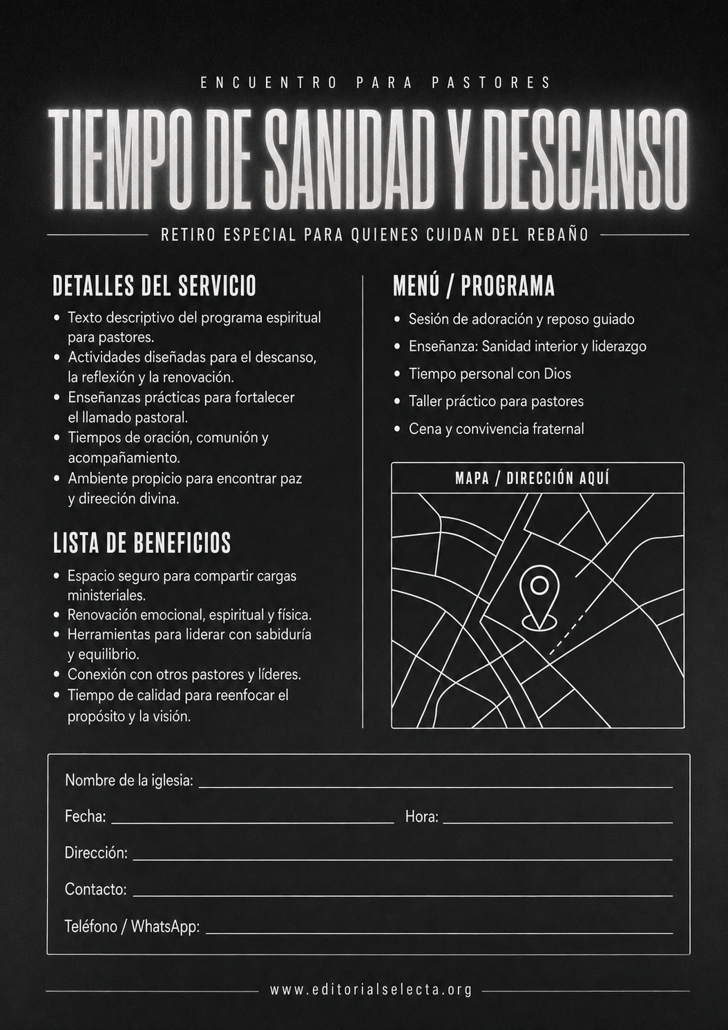 Invitación · Pastores (Frente) 2