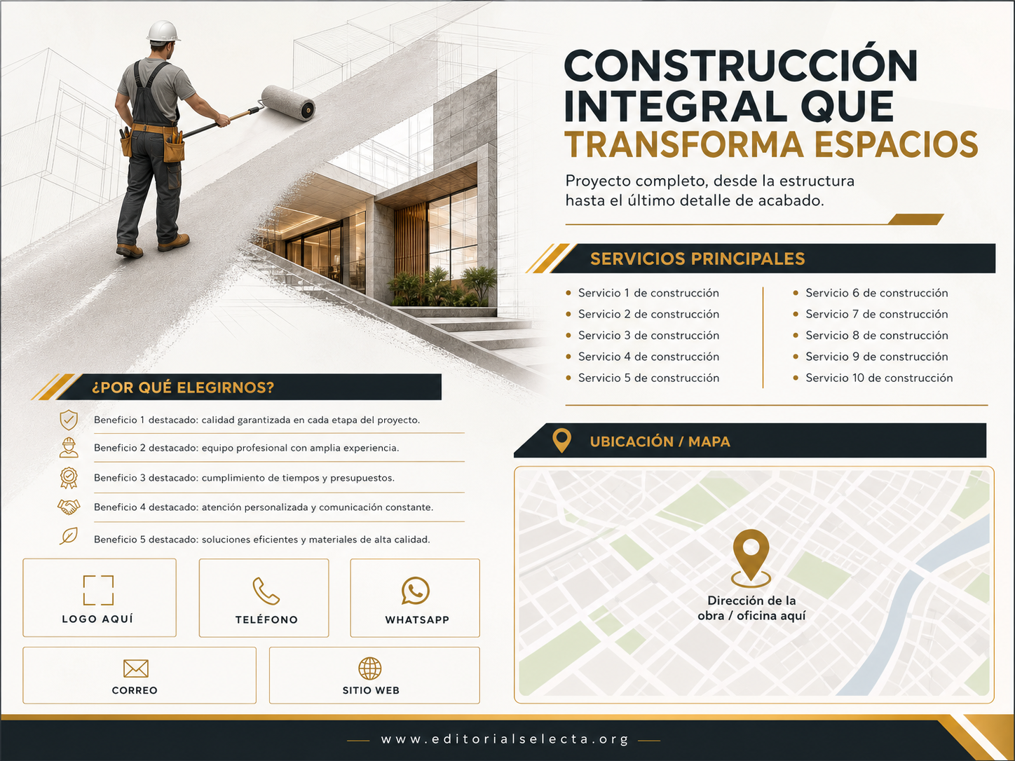 Yard Sign · Construcción en general (Frente) 2