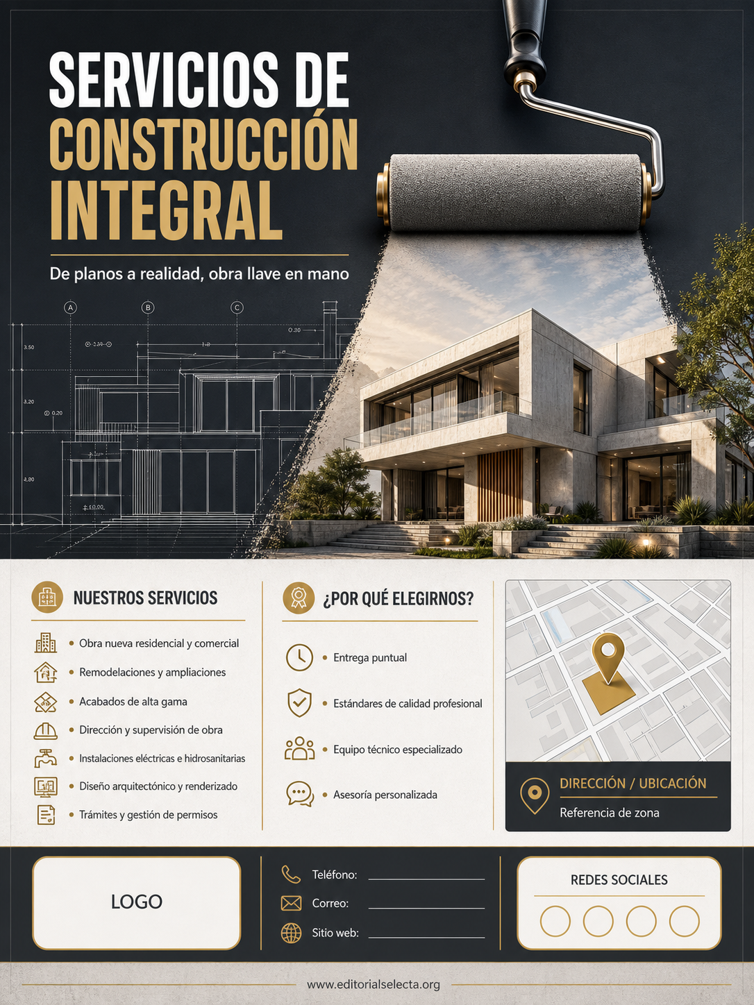 Yard Sign · Construcción en general (Frente) 2