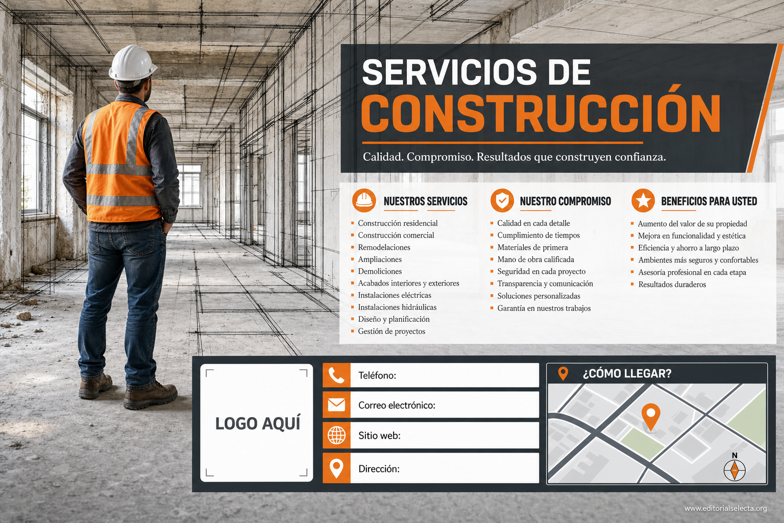 Yard Sign · Construcción en general (Frente) 2
