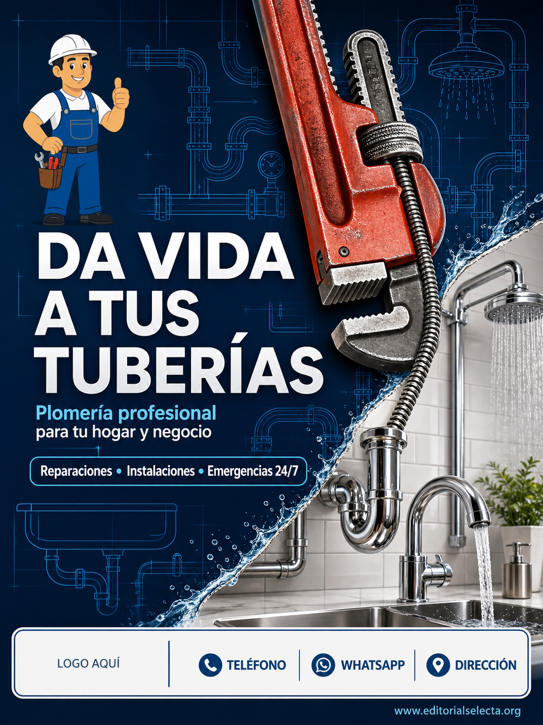 Yard Sign · Plomeros (Frente)