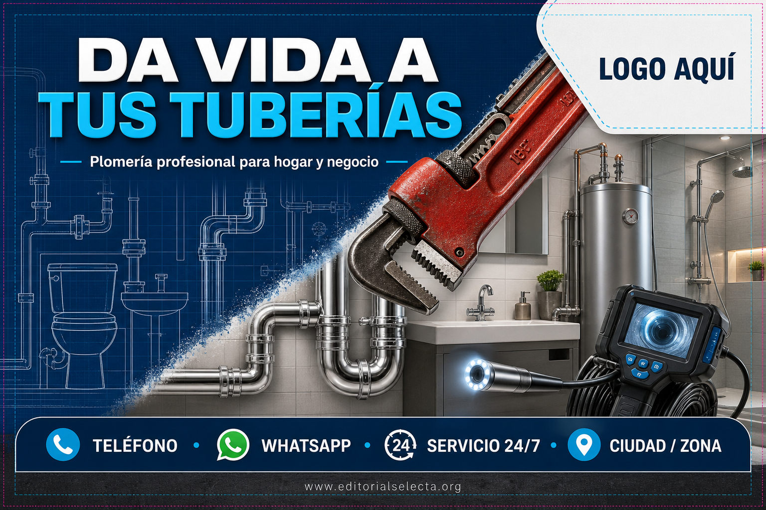 Yard Sign · Plomeros (Frente)