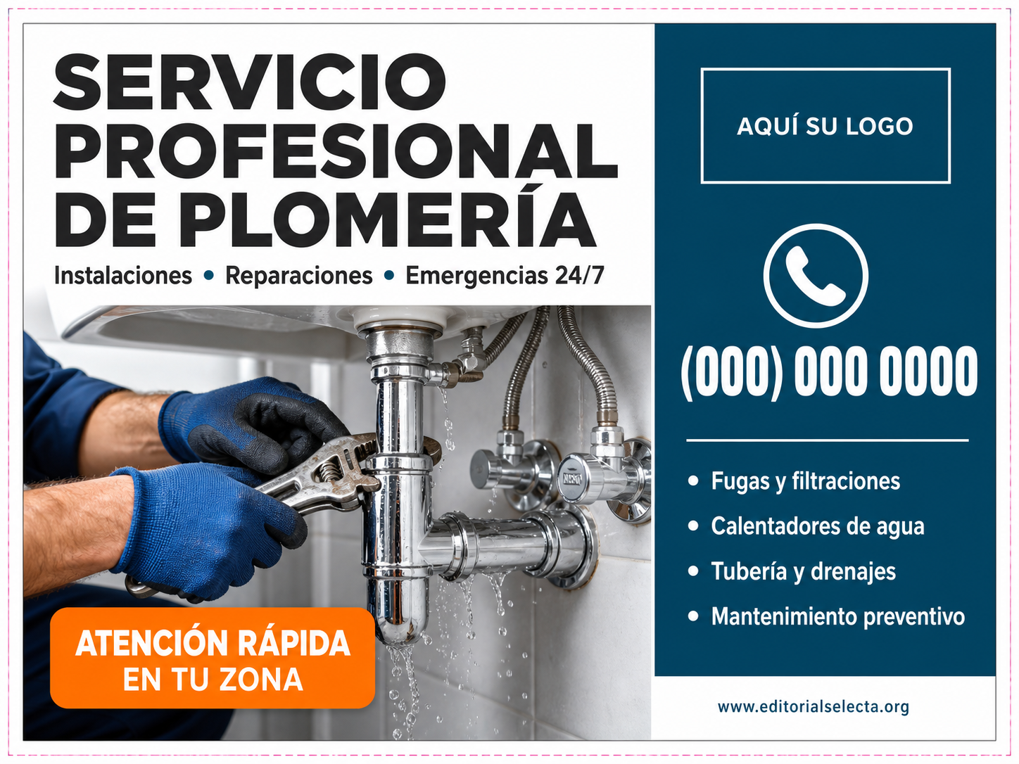Yard Sign · Plomeros (Frente)