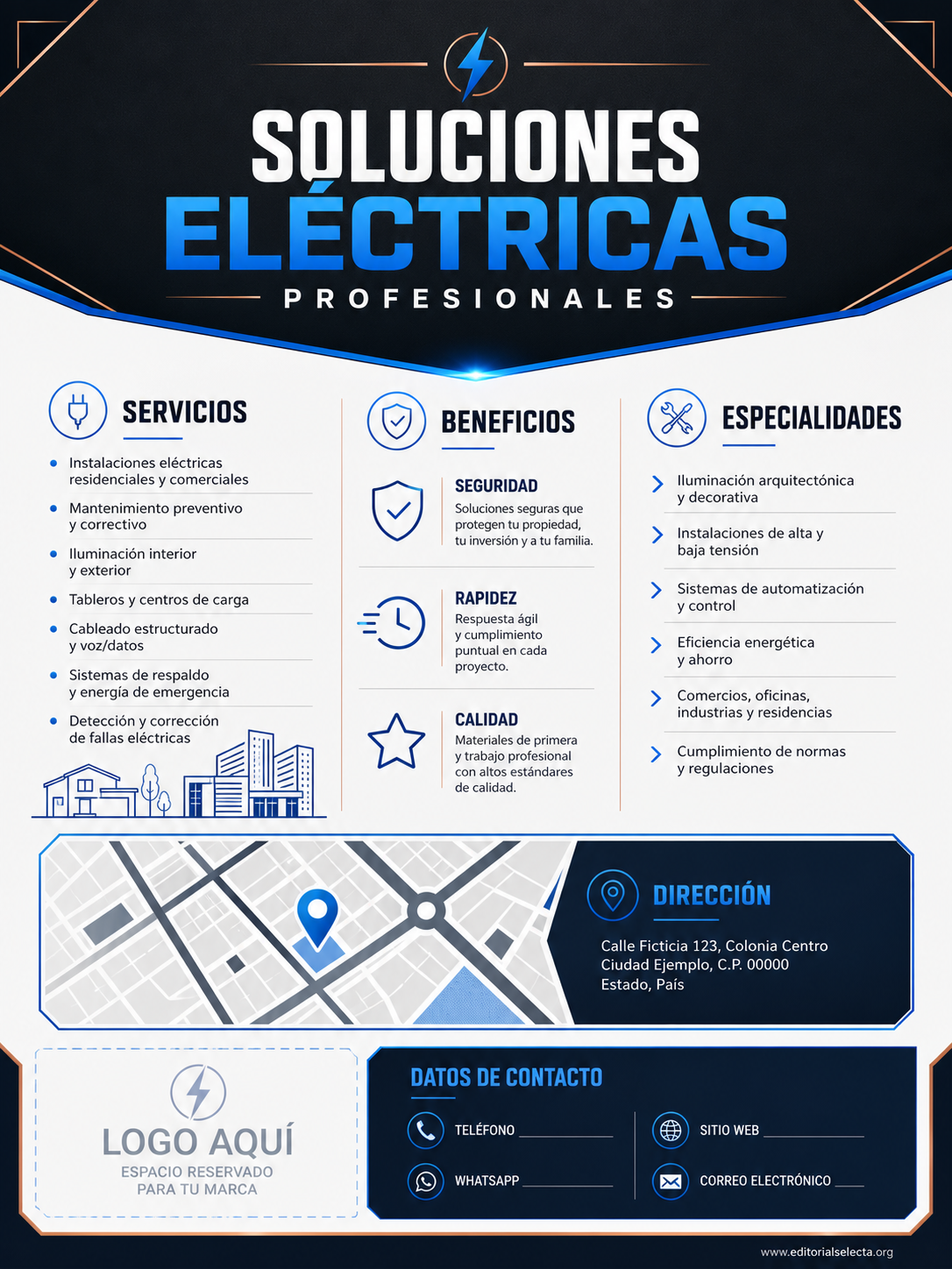Yard Sign · Electricistas (Frente) 2