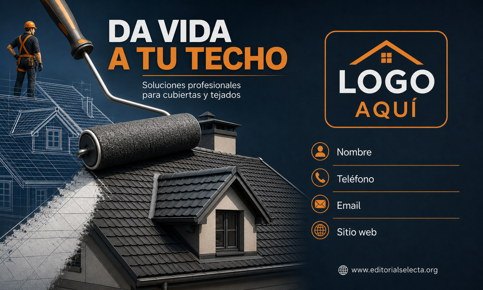 Tarjeta de Presentación Estándar · Roferos / Techeros (Frente)